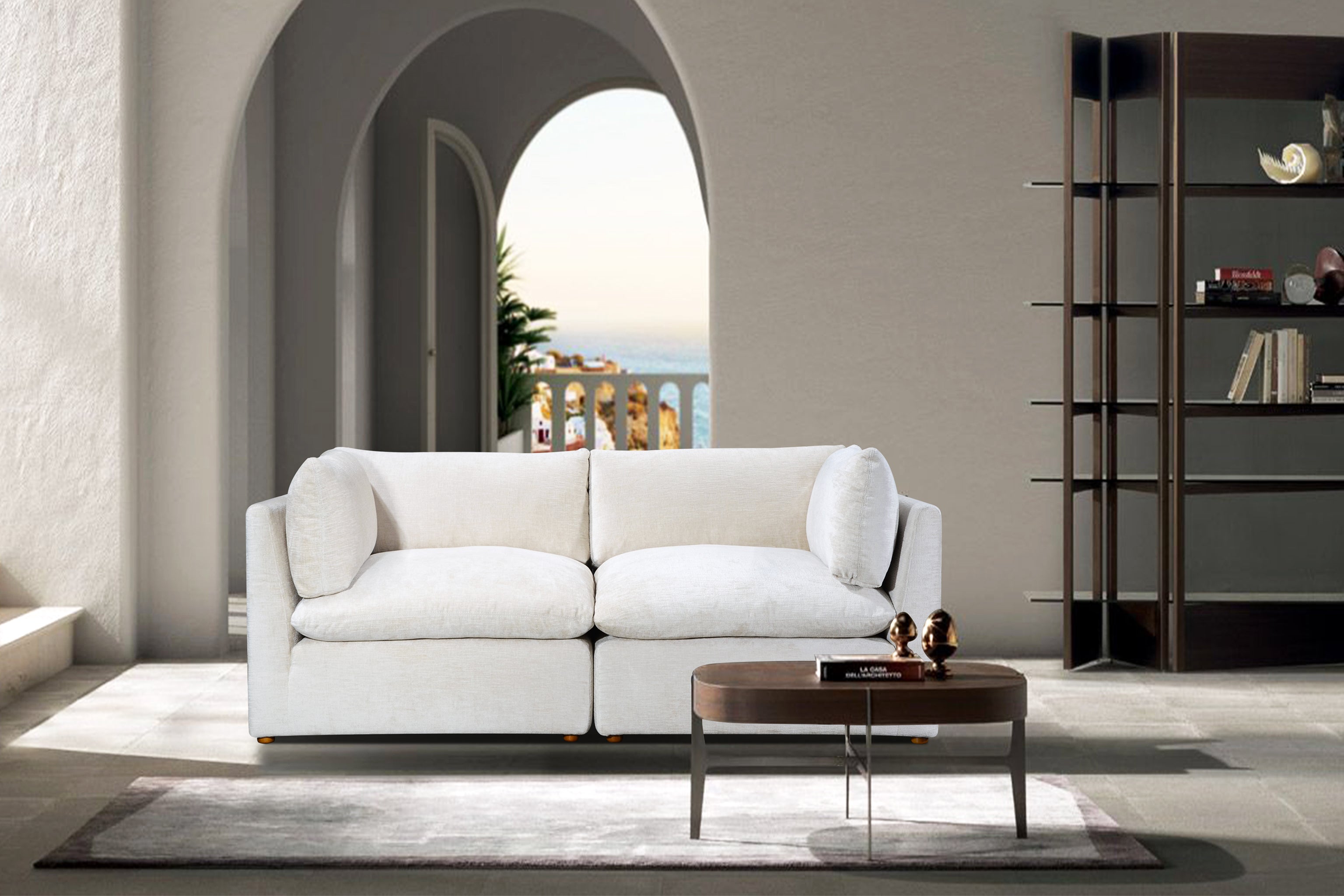LAURENT 3 Seater Sofa in Fabric by Castilla