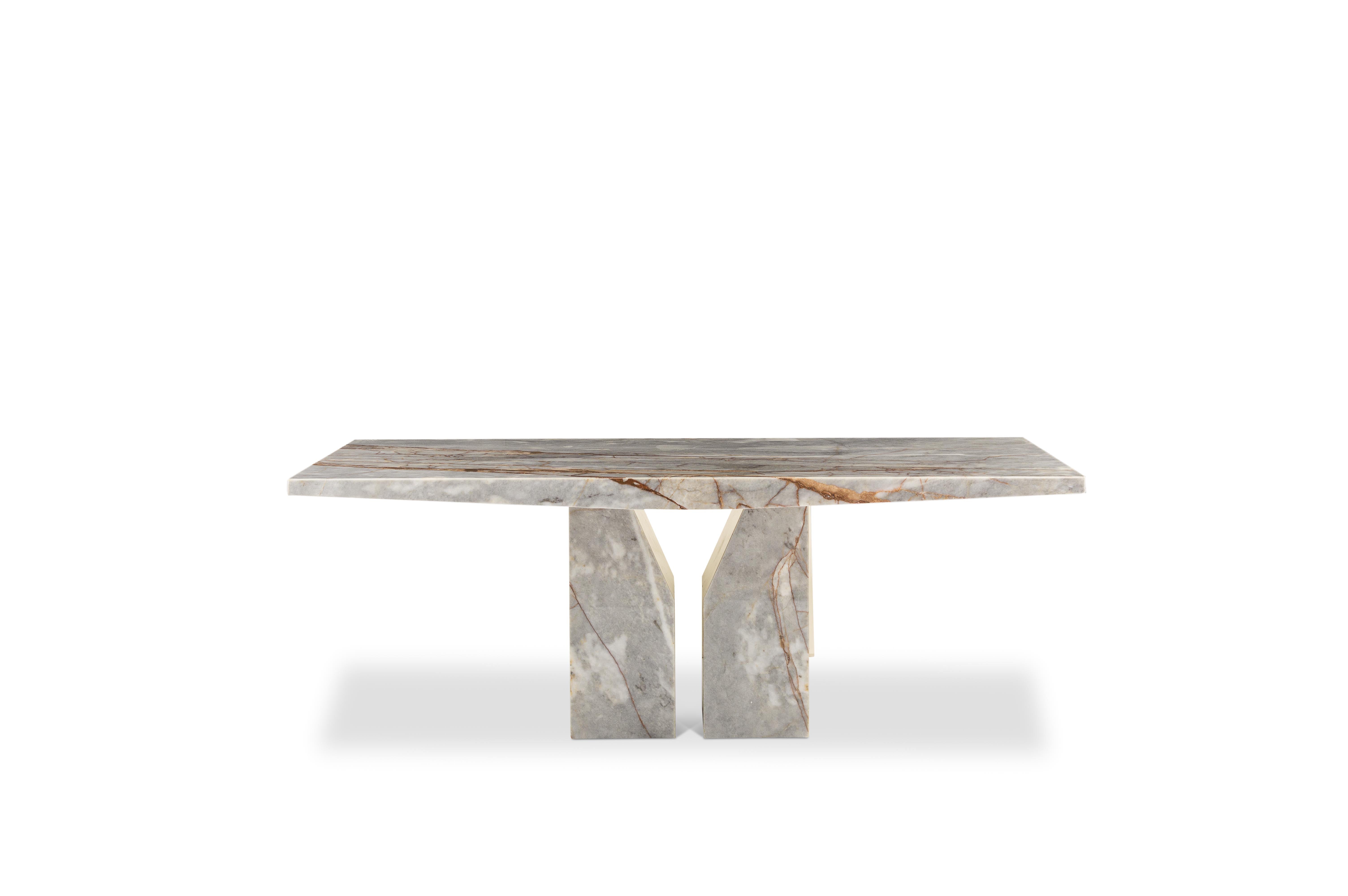ZENITH 1.8M Marble Dining Table by Stone International