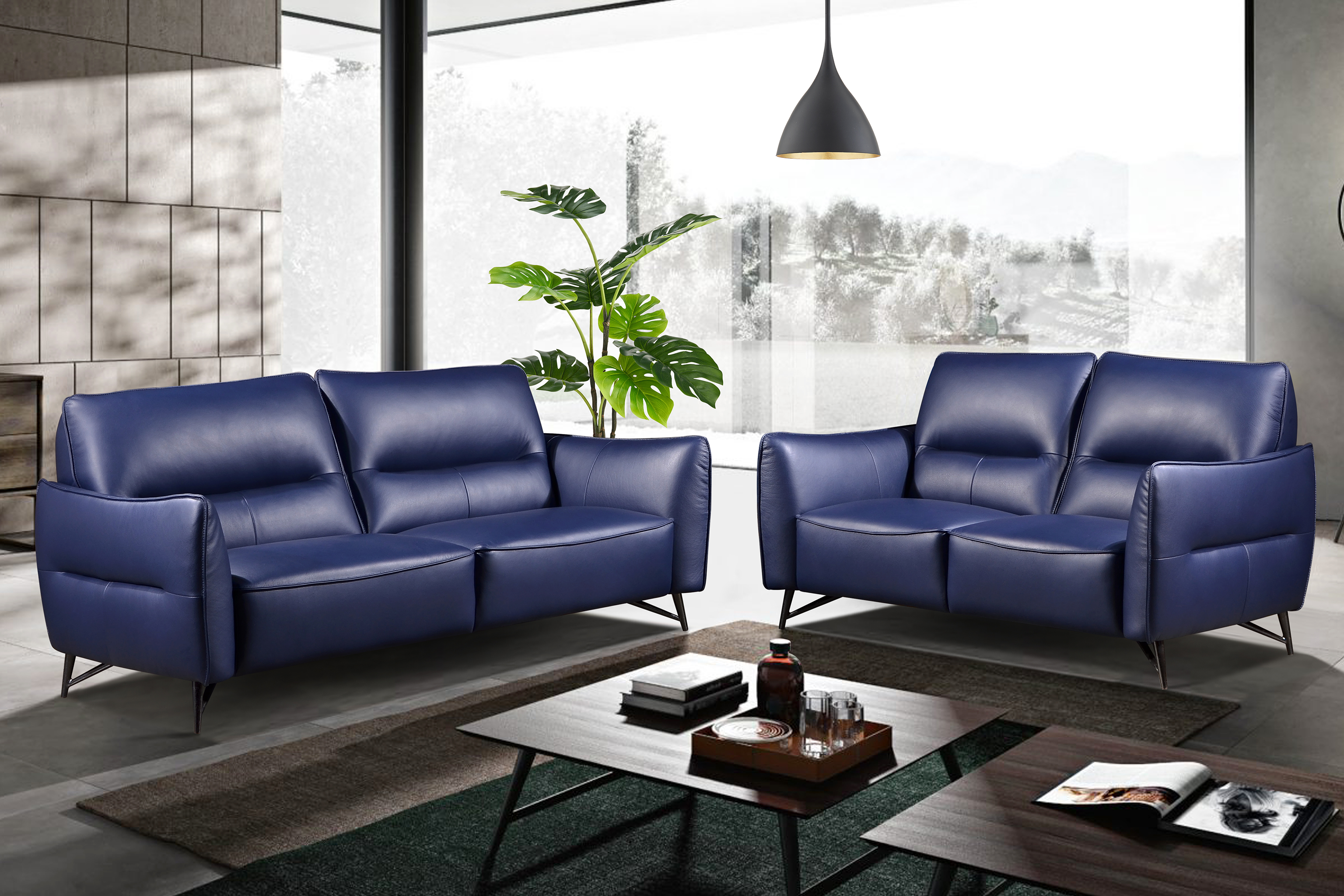 SORENA 2.5 Seater Sofa In Leather By Castilla