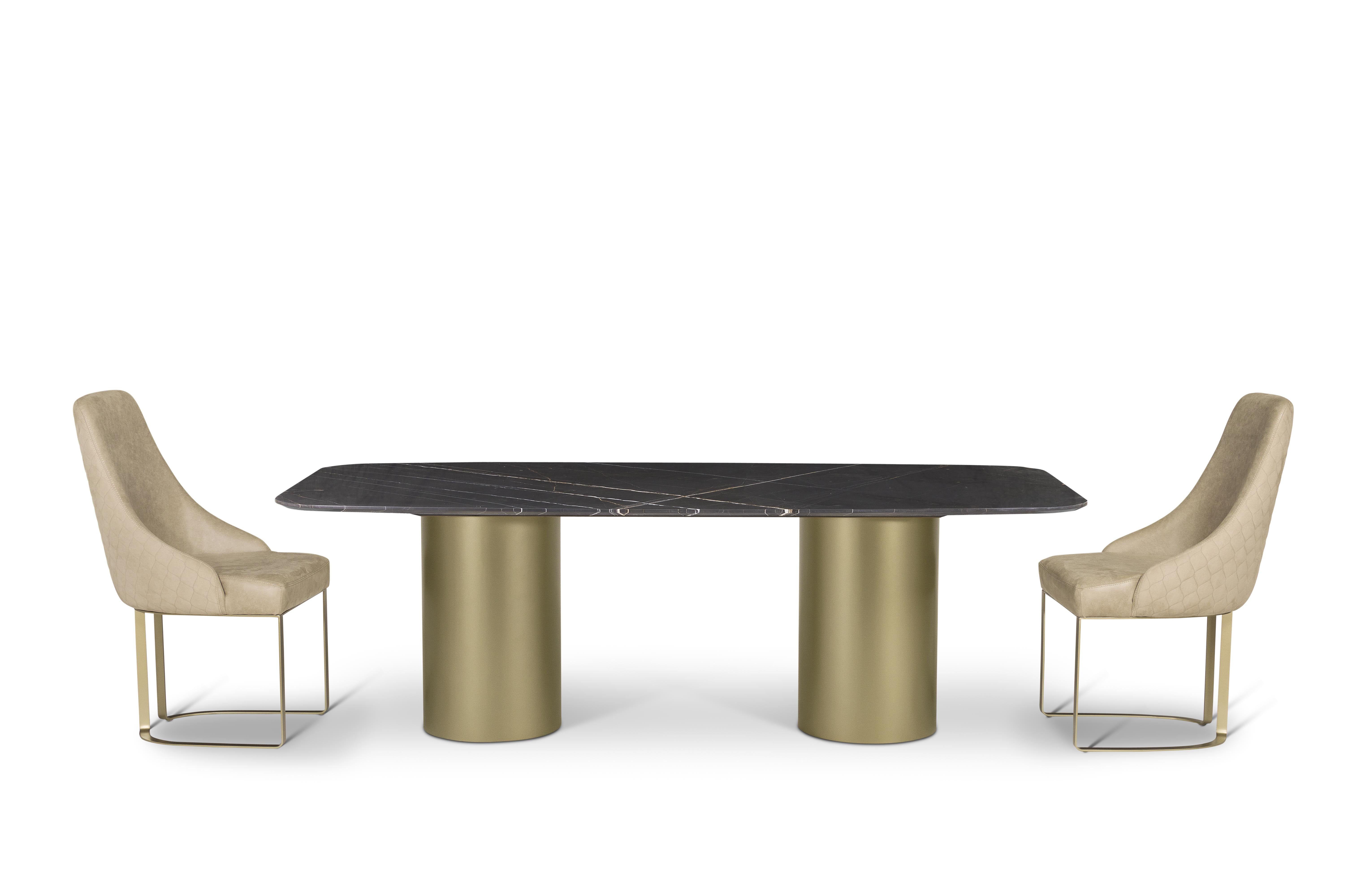 PRESTIGE 2.2M Marble Dining Table by Stone International