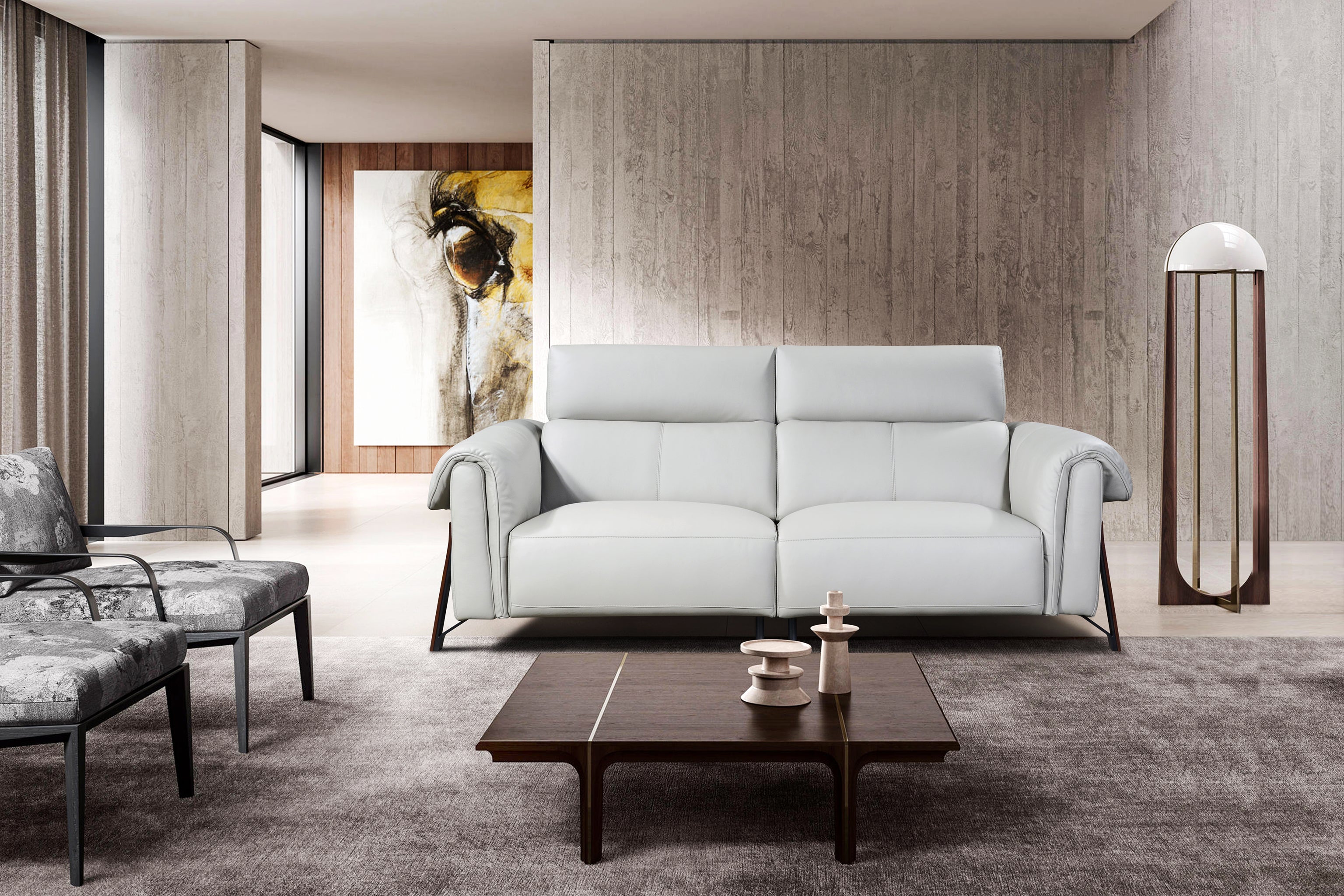 INCANTO 3 Seater Sofa in Leather by Castilla