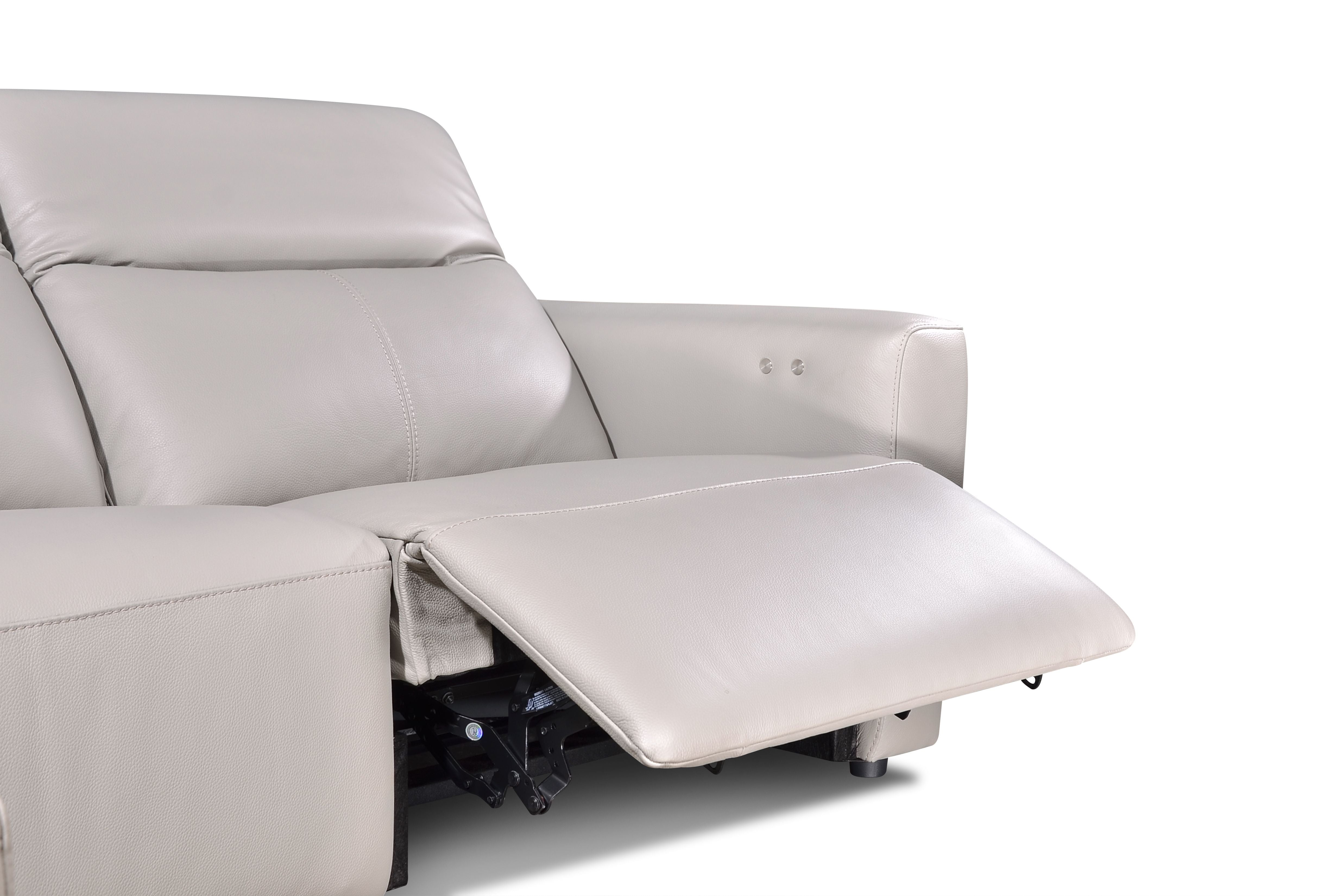 VINCI 3.5 Seater Incliner Sofa in Leather by Castilla