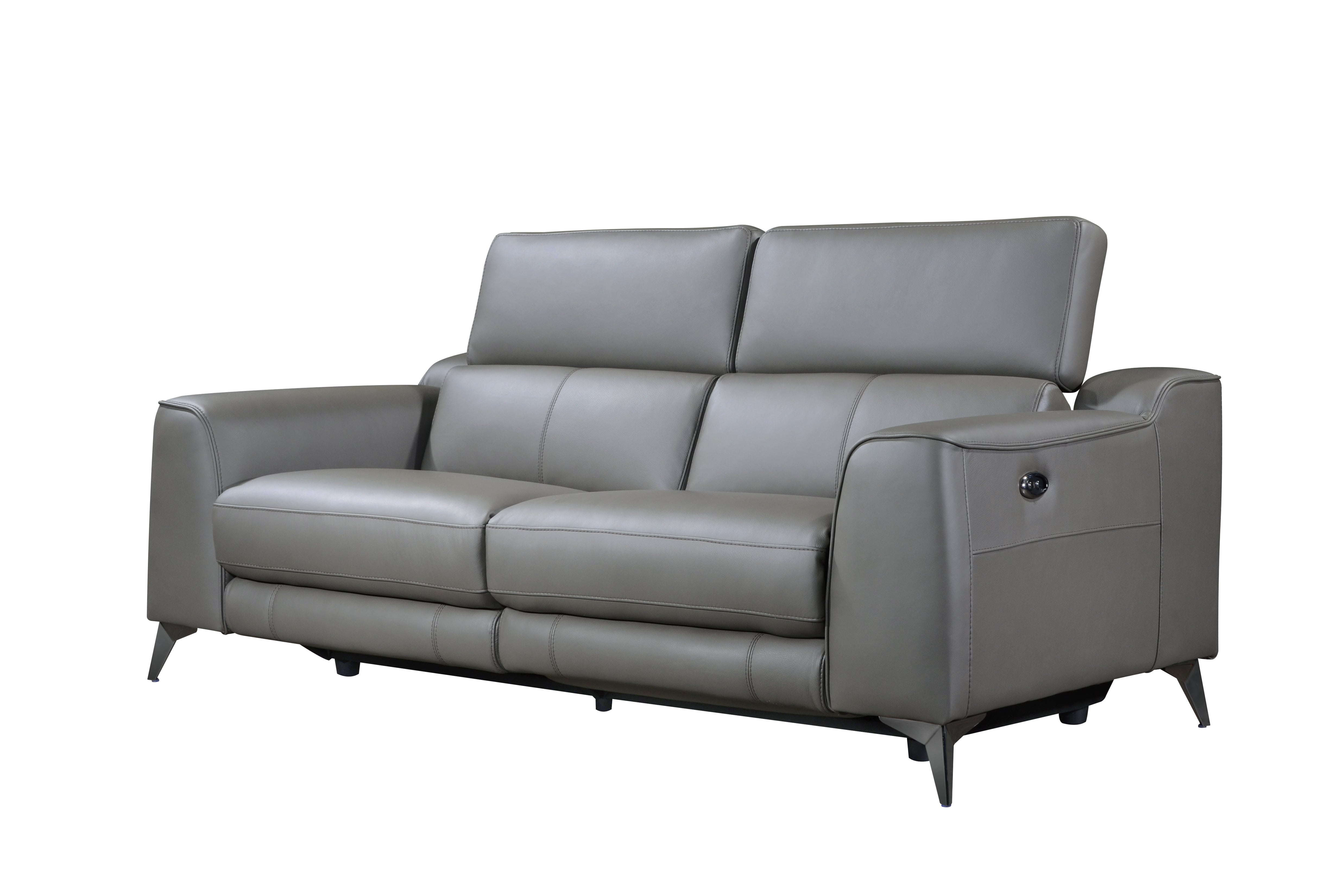 BROOKLYN 2.5 Seater Incliner Sofa in Leather by Castilla