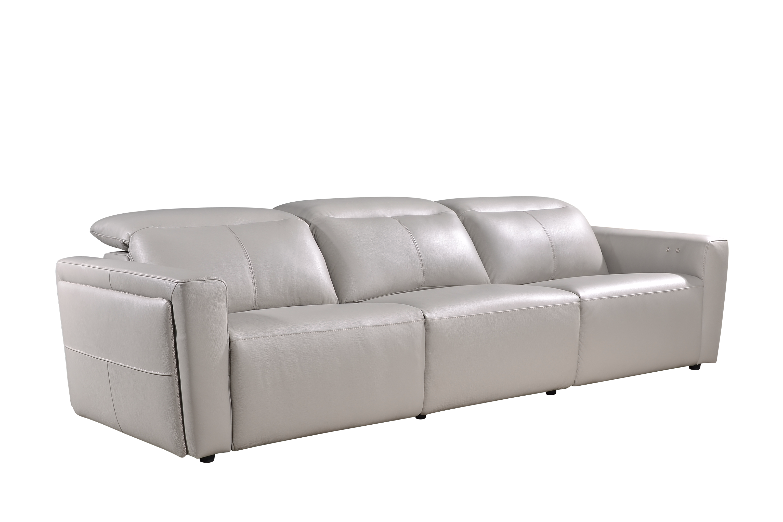 VINCI 3.5 Seater Incliner Sofa in Leather by Castilla