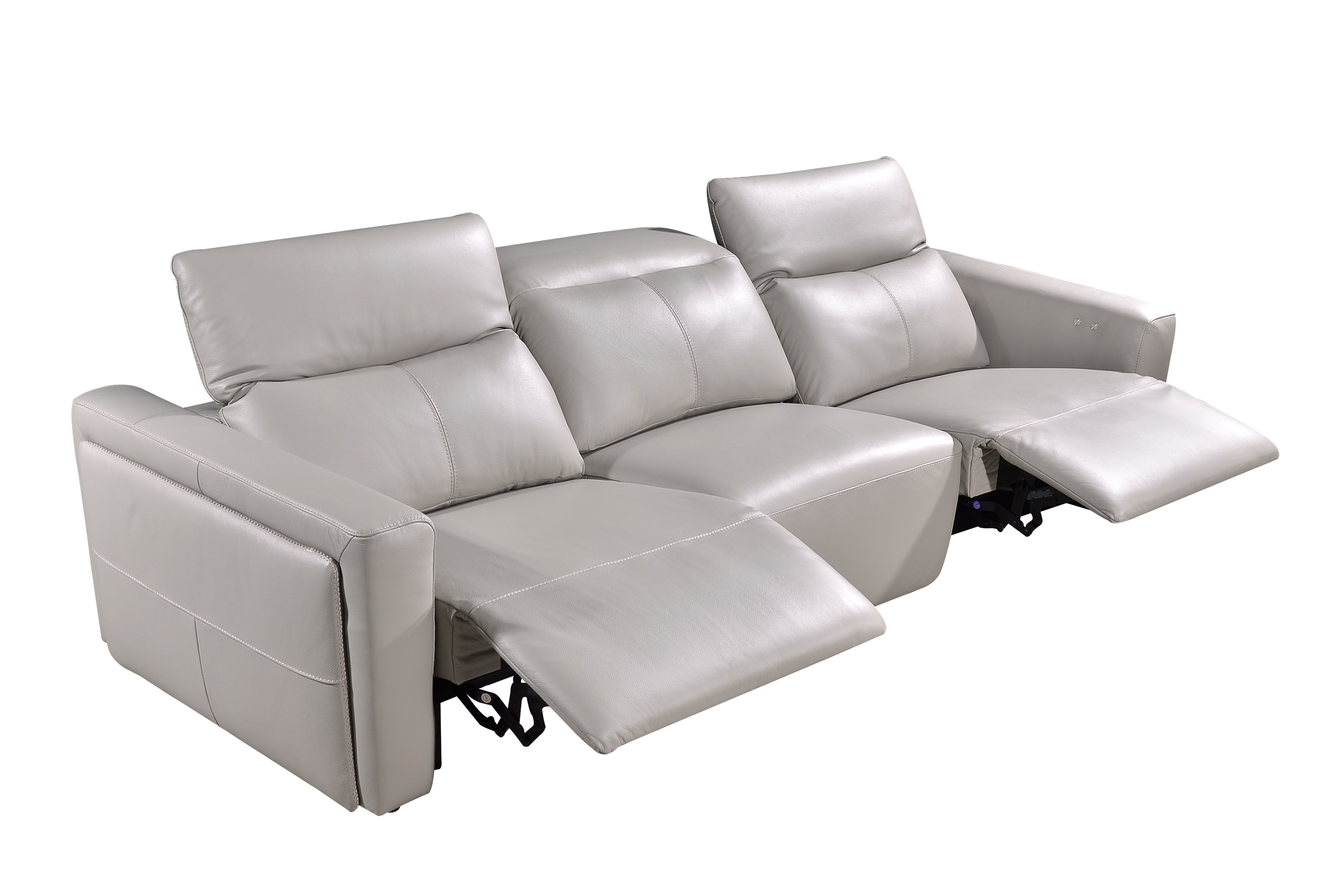 VINCI 3.5 Seater Incliner Sofa in Leather by Castilla