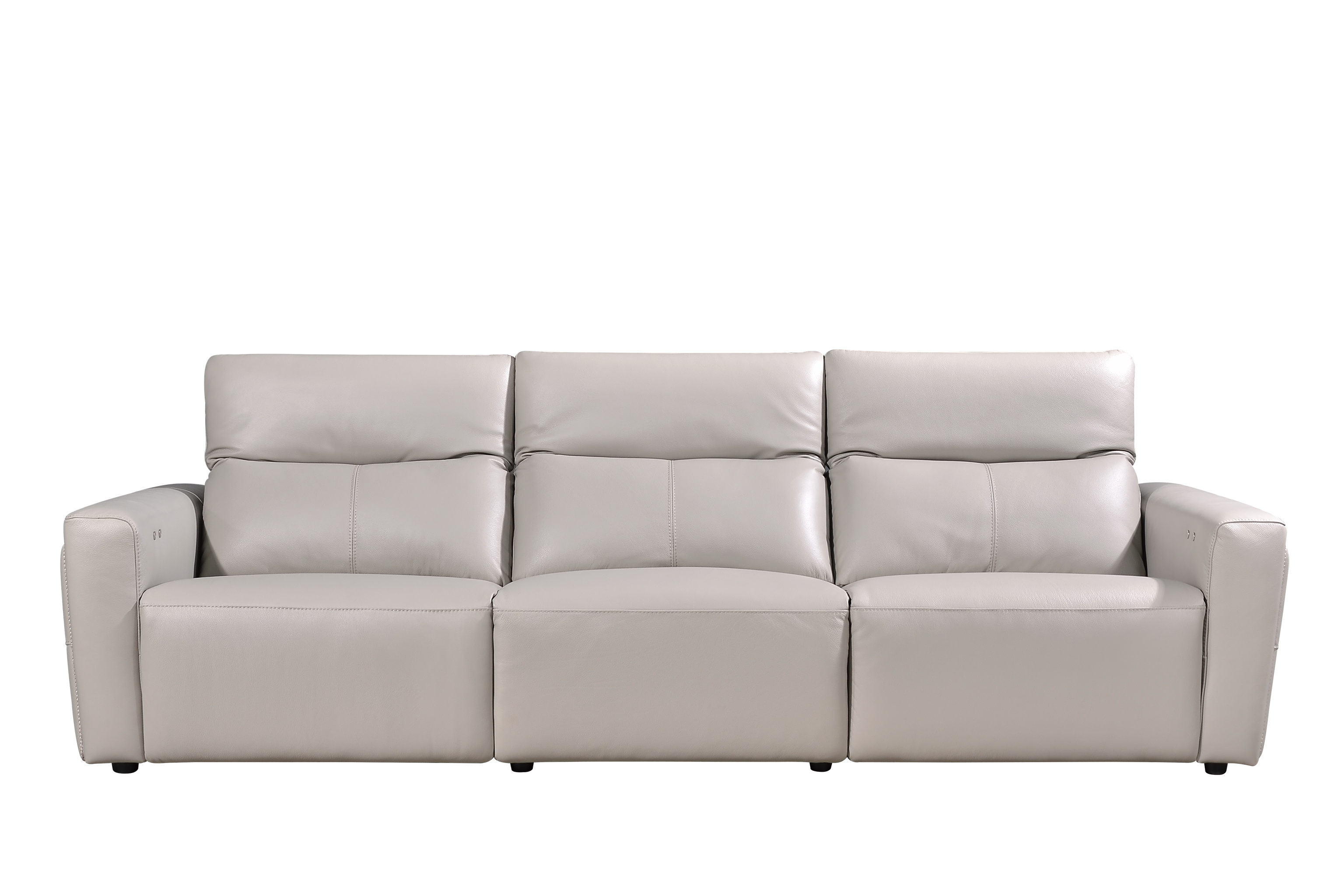 VINCI 3.5 Seater Incliner Sofa in Leather by Castilla