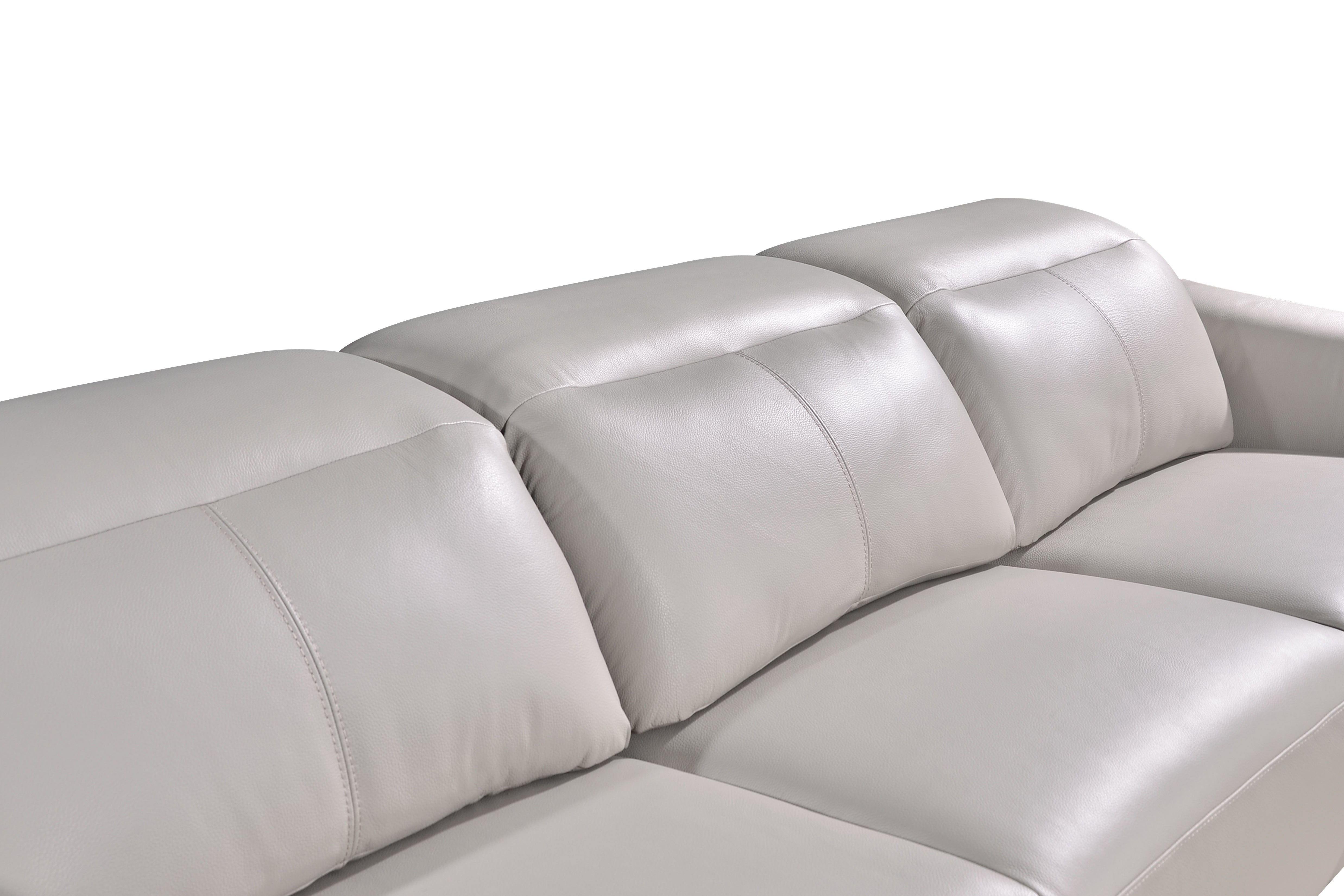 VINCI 3.5 Seater Incliner Sofa in Leather by Castilla