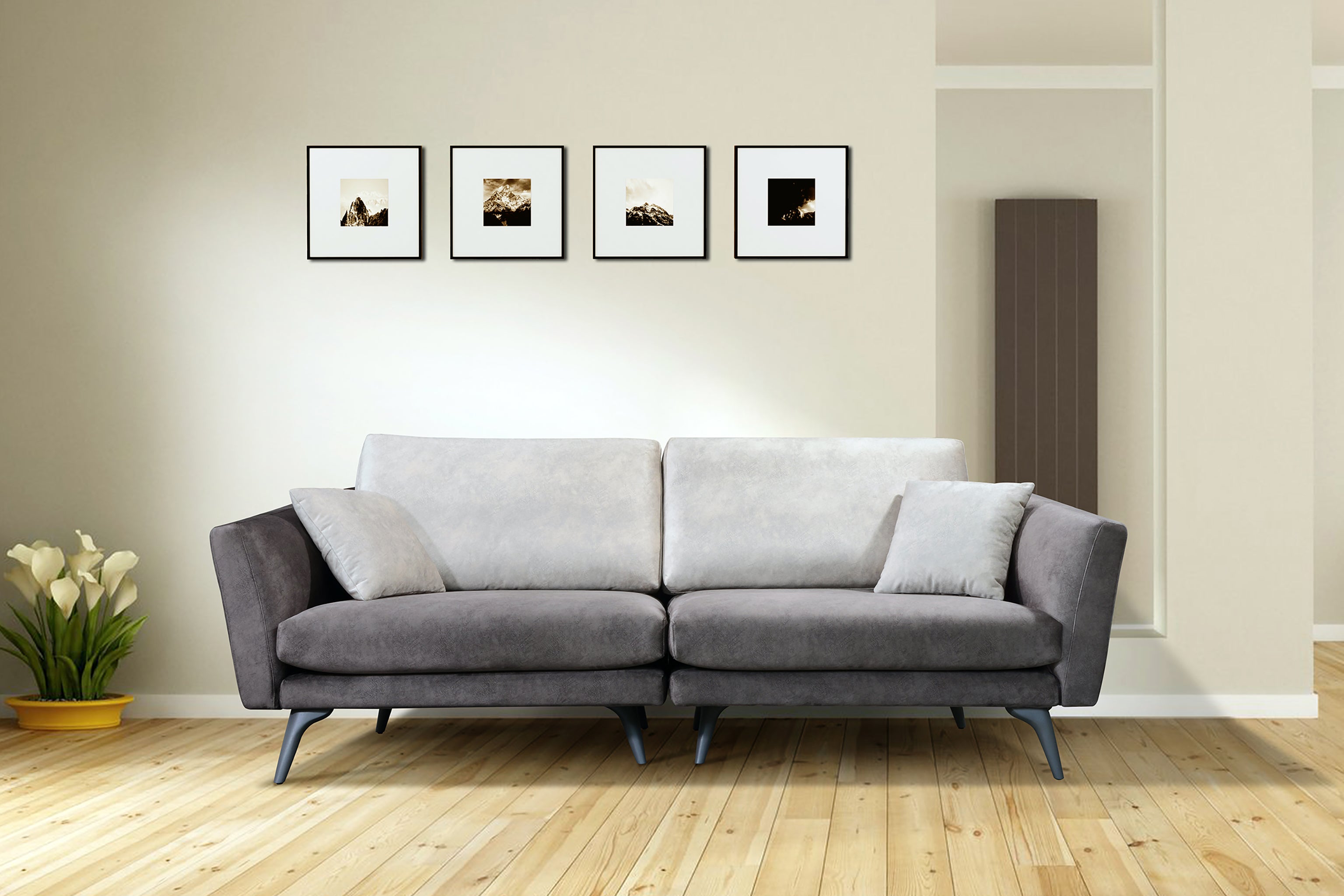 TUFT 3 Seater Sofa in Fabric by Castilla