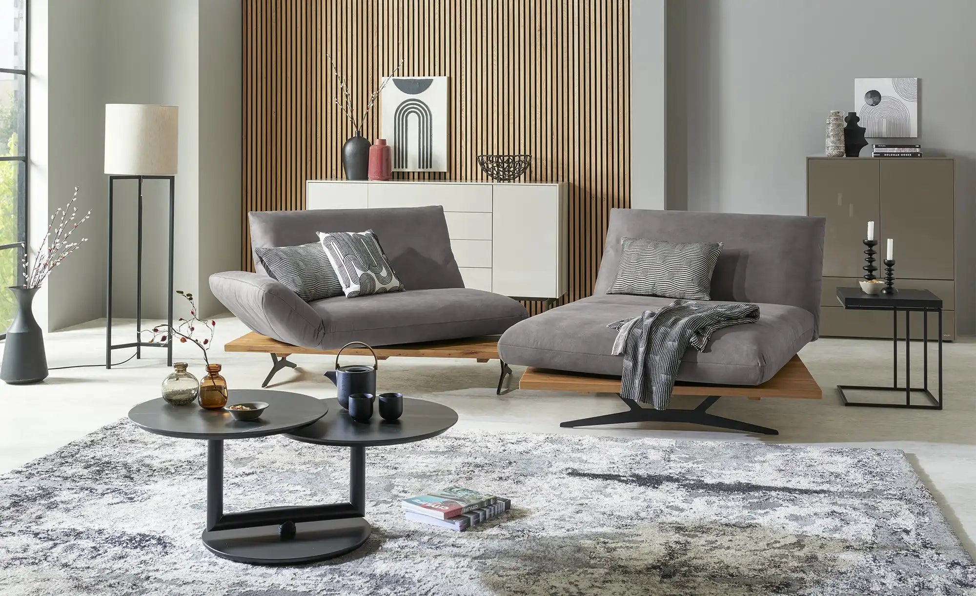 MARILYN Sectional Sofa in Leather by Koinor