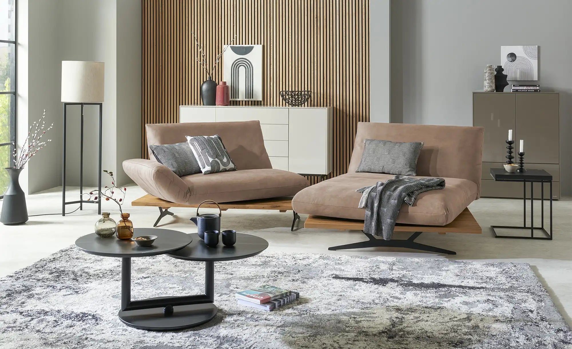 MARILYN Sectional Sofa in Leather by Koinor
