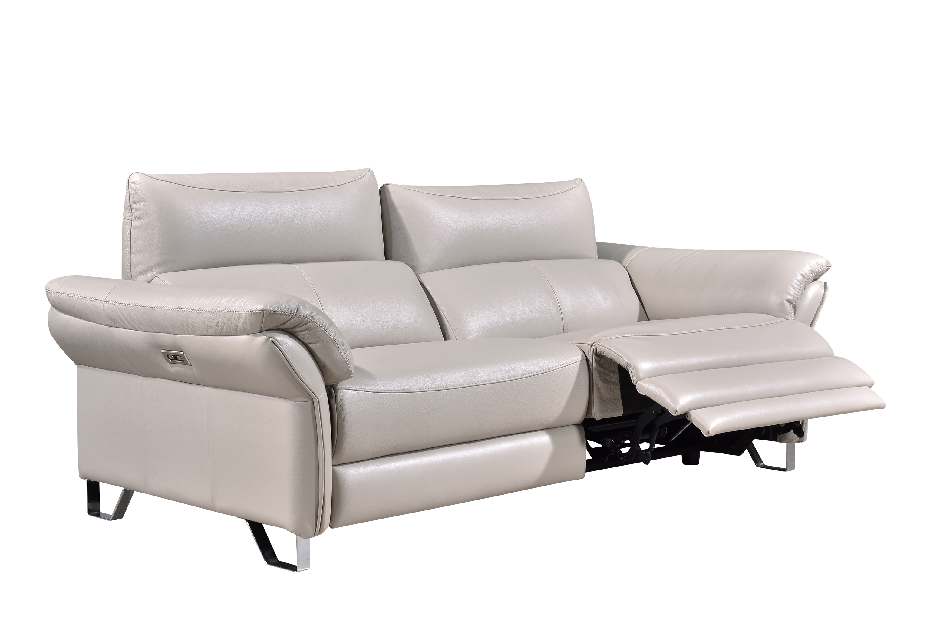 TOMAS 2.5 Seater Recliner Sofa in Leather by Castilla