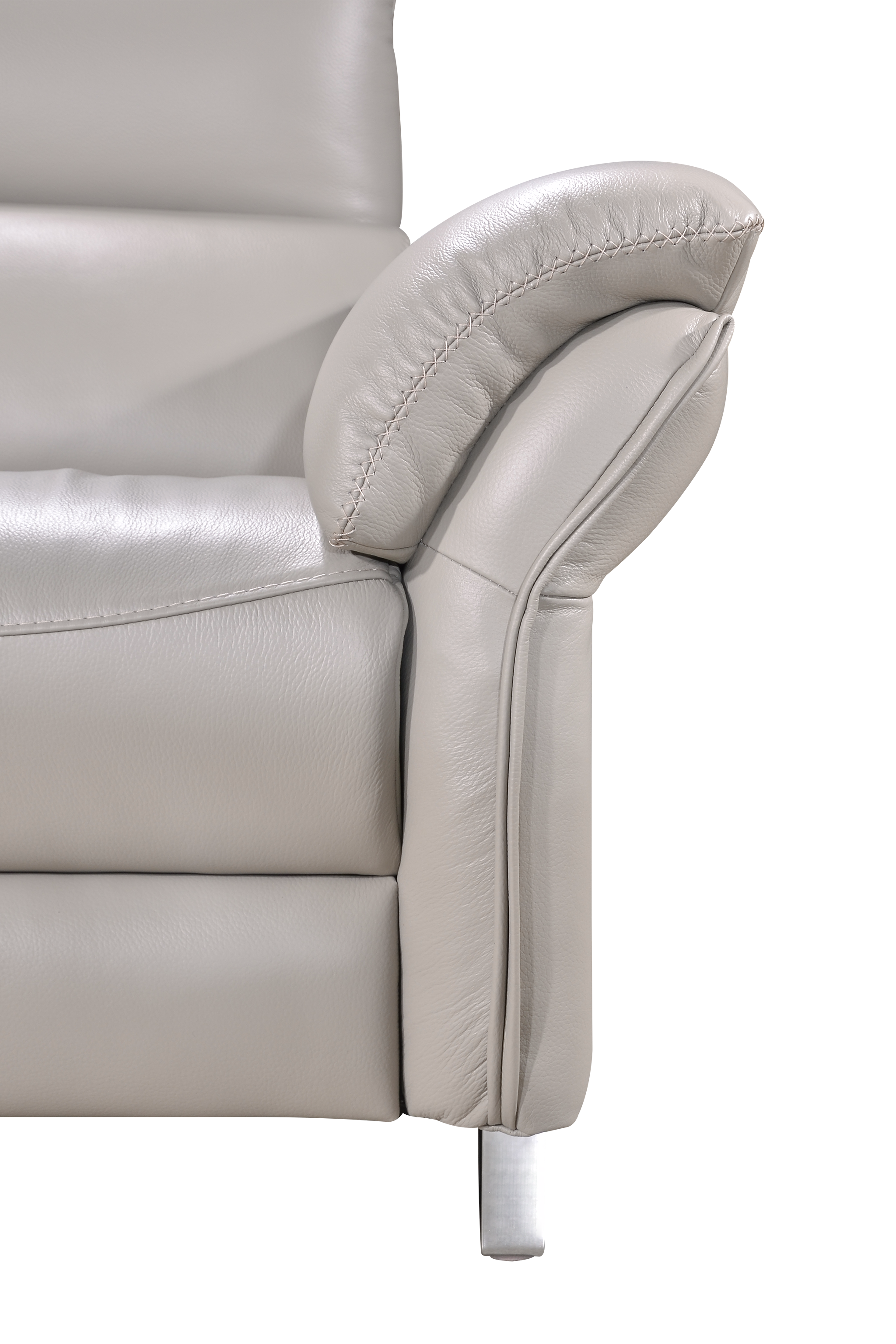 TOMAS 2.5 Seater Incliner Sofa in Leather by Castilla