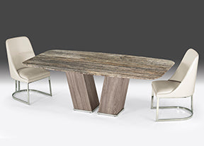 VERTIGO Marble Dining Table by Stone International