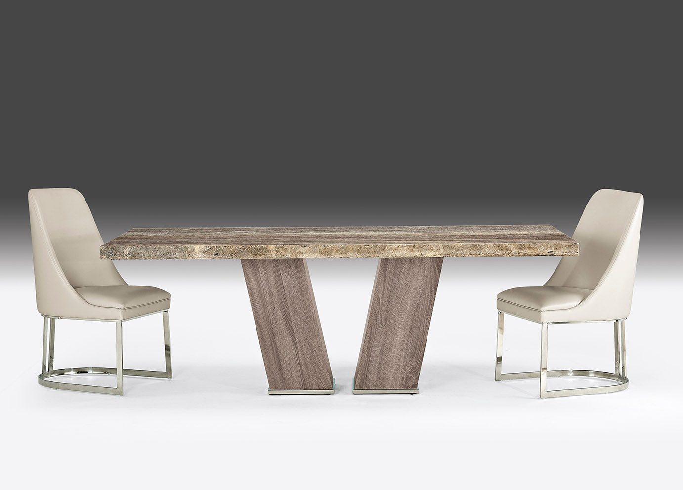 VERTIGO Marble Dining Table by Stone International