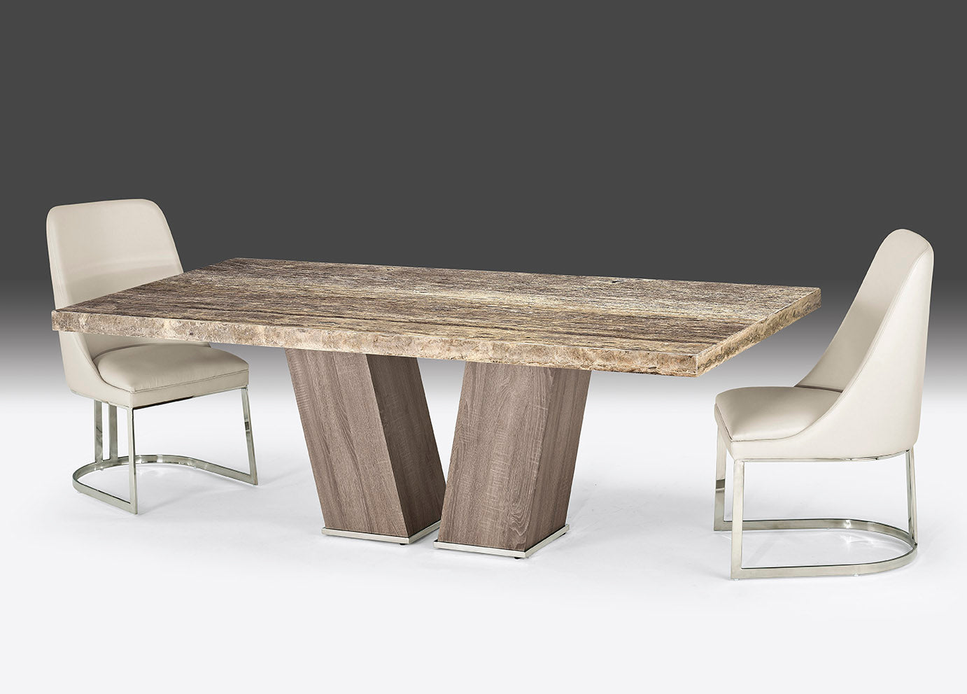 VERTIGO Marble Dining Table by Stone International