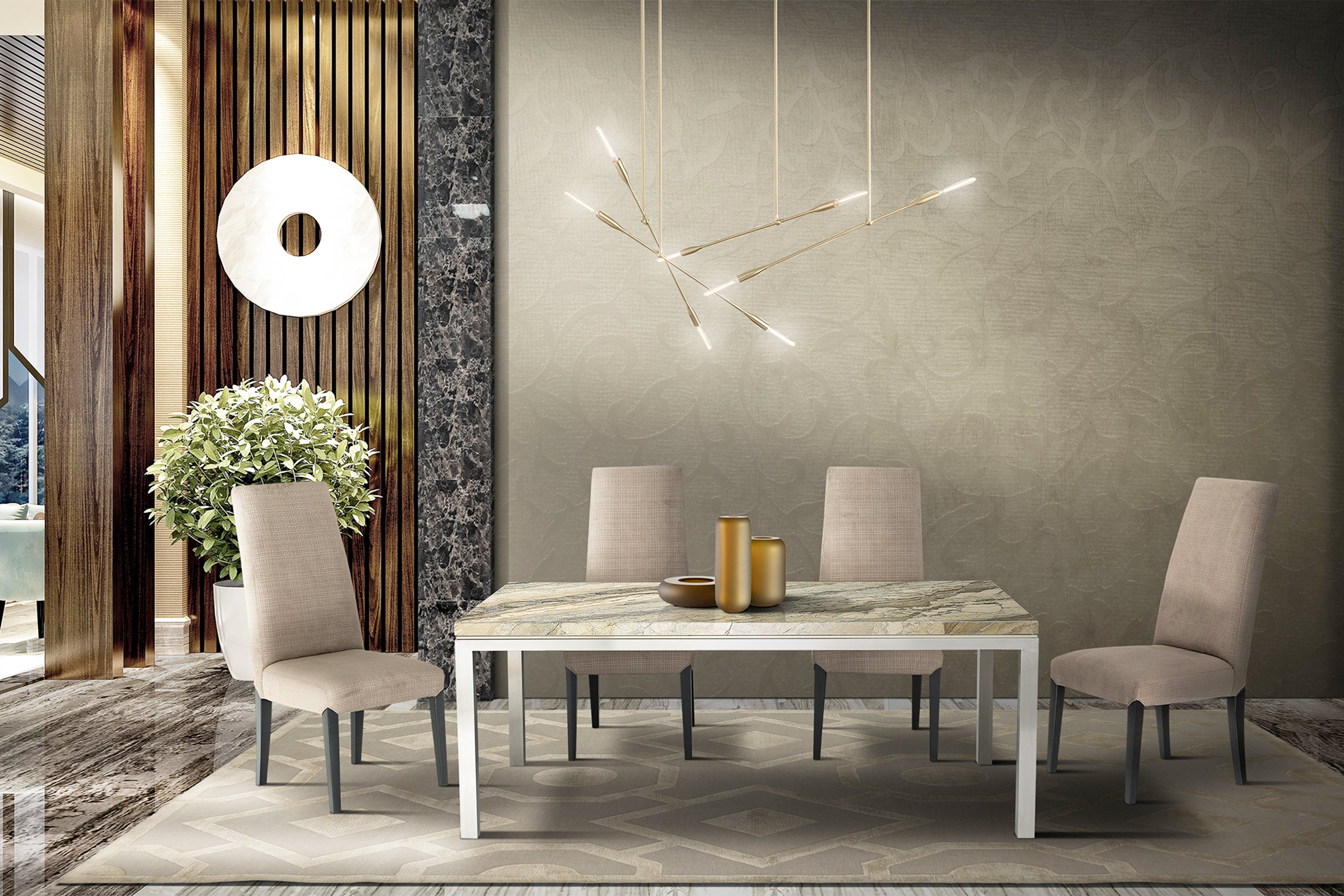 STILO Marble Dining Table by Stone International