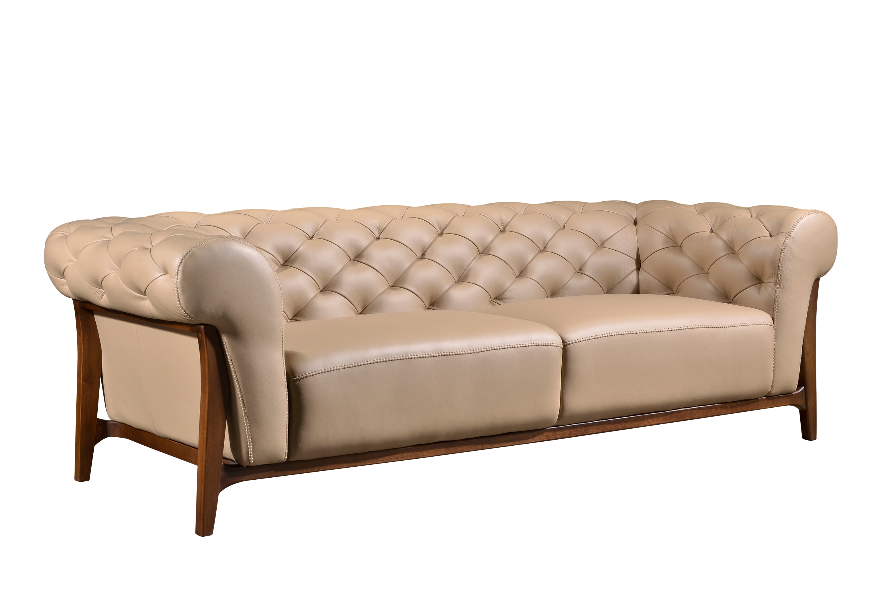 VINCENZO 3 Seater Sofa In Leather By Castilla