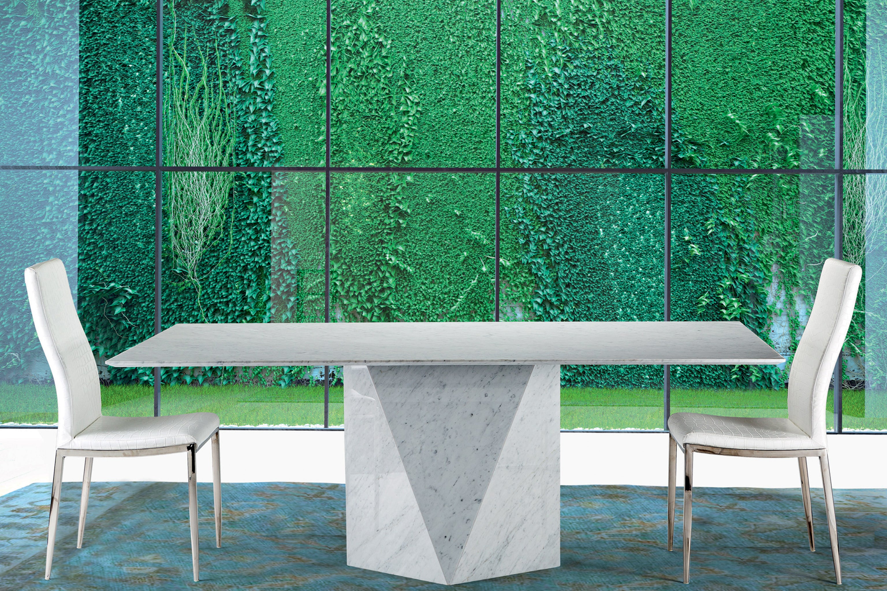 FREEDOM Marble Dining Table by Stone International