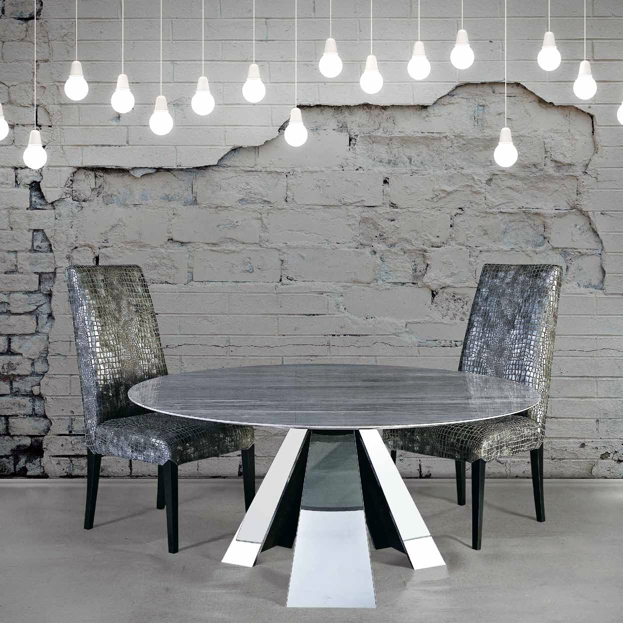 Italy-Made Marble Dining Table | BUTTERFLY by Stone International