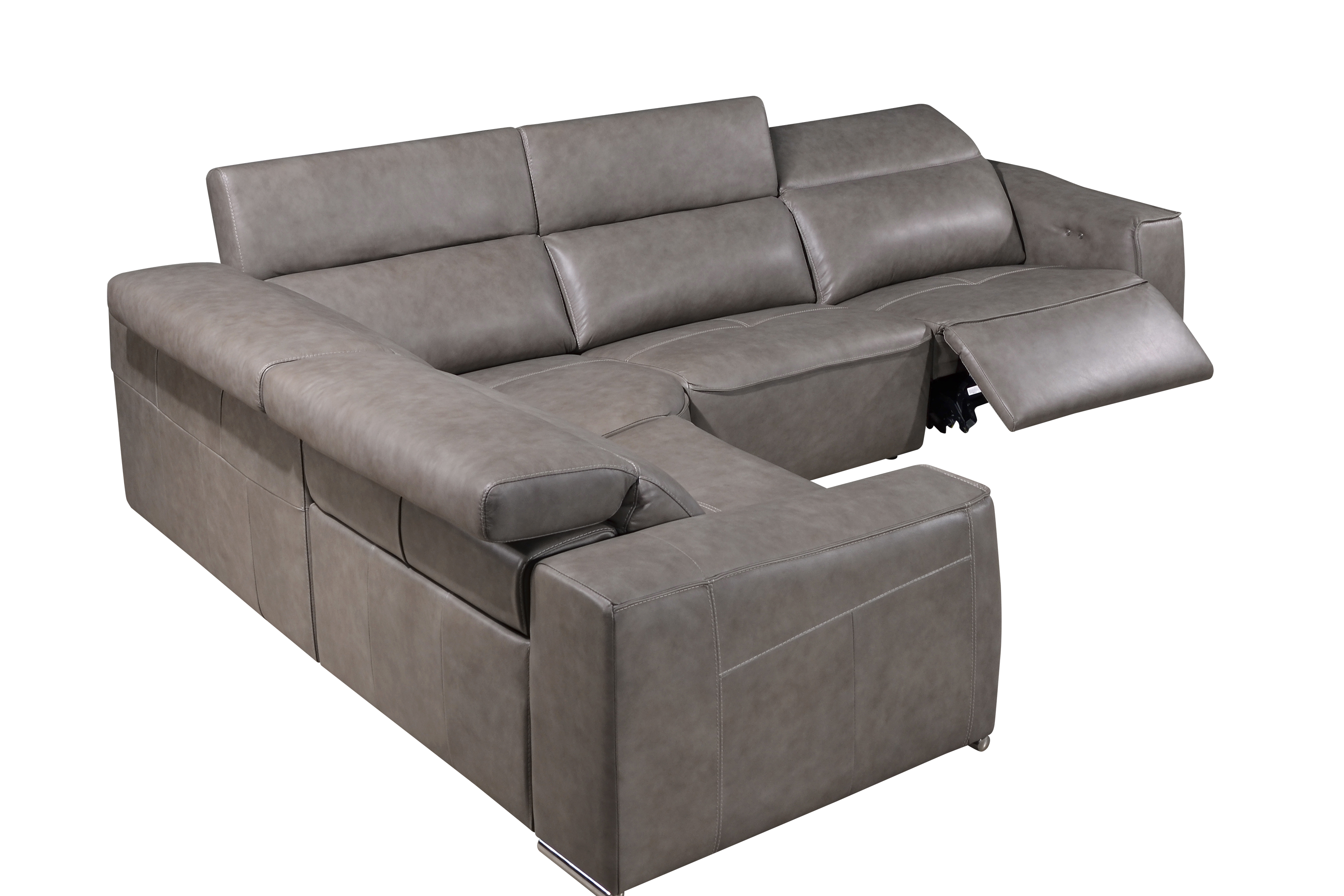 HENRIETTA Sectional Incliner Sofa in Leather by Castilla