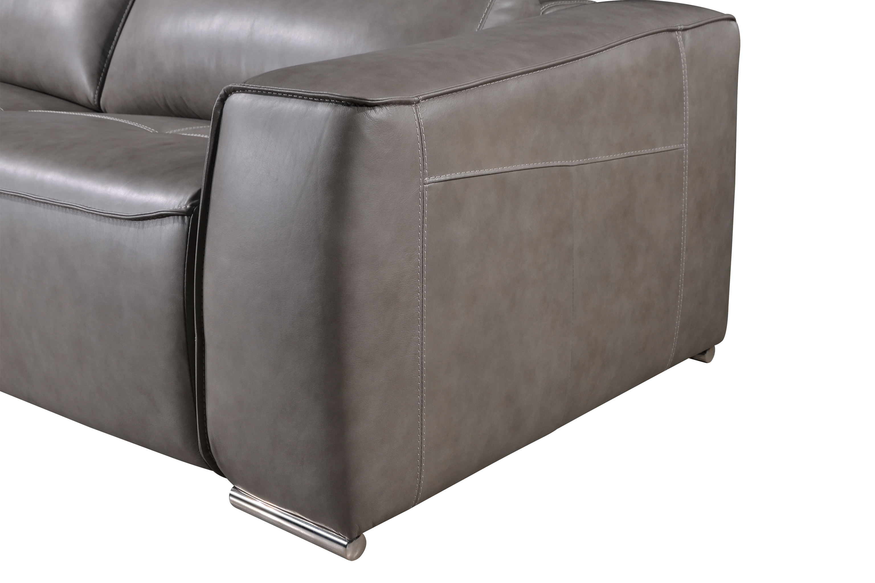 HENRIETTA Sectional Incliner Sofa in Leather by Castilla