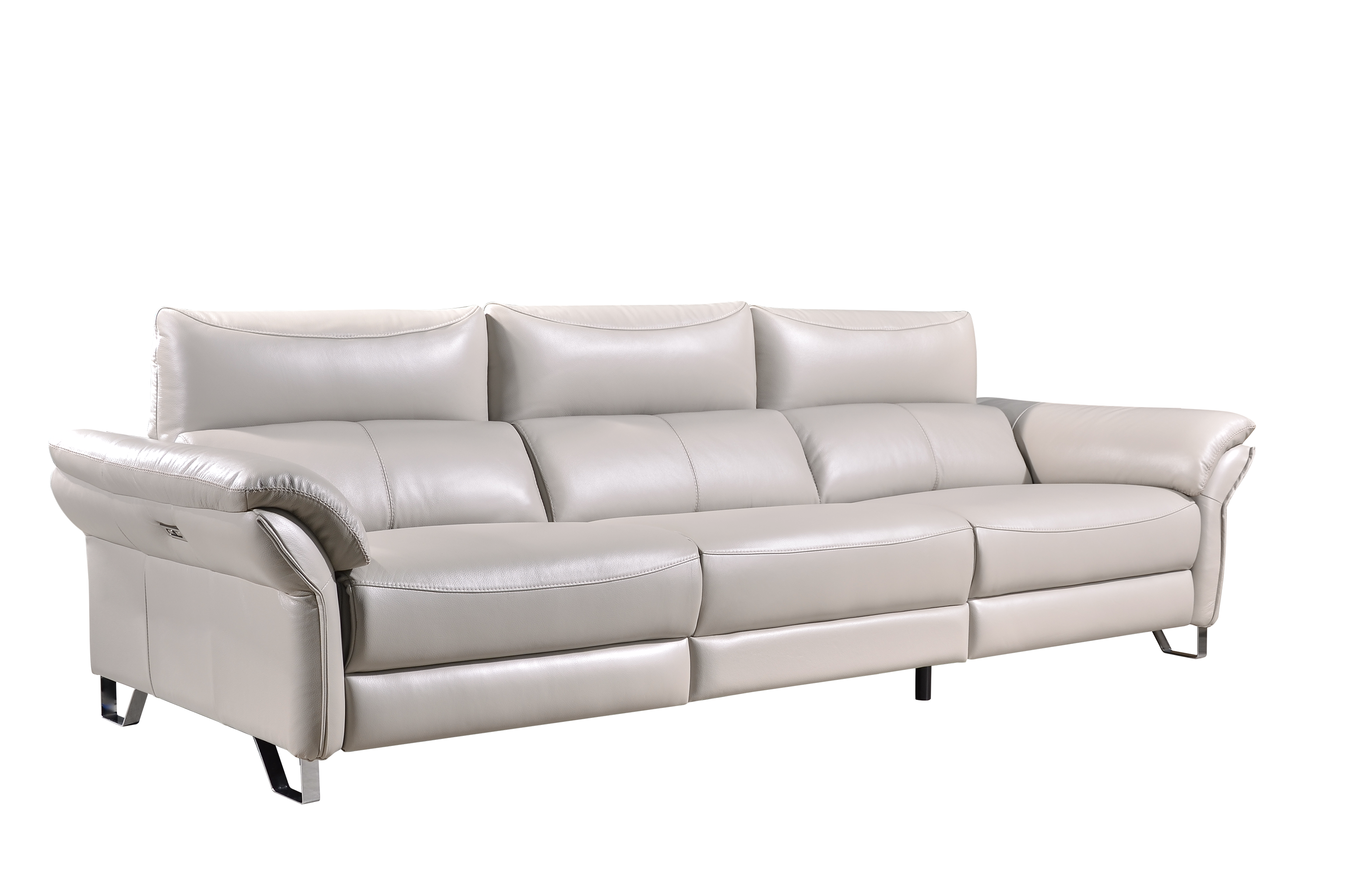 TOMAS 3.5 Seater Incliner Sofa in Leather by Castilla