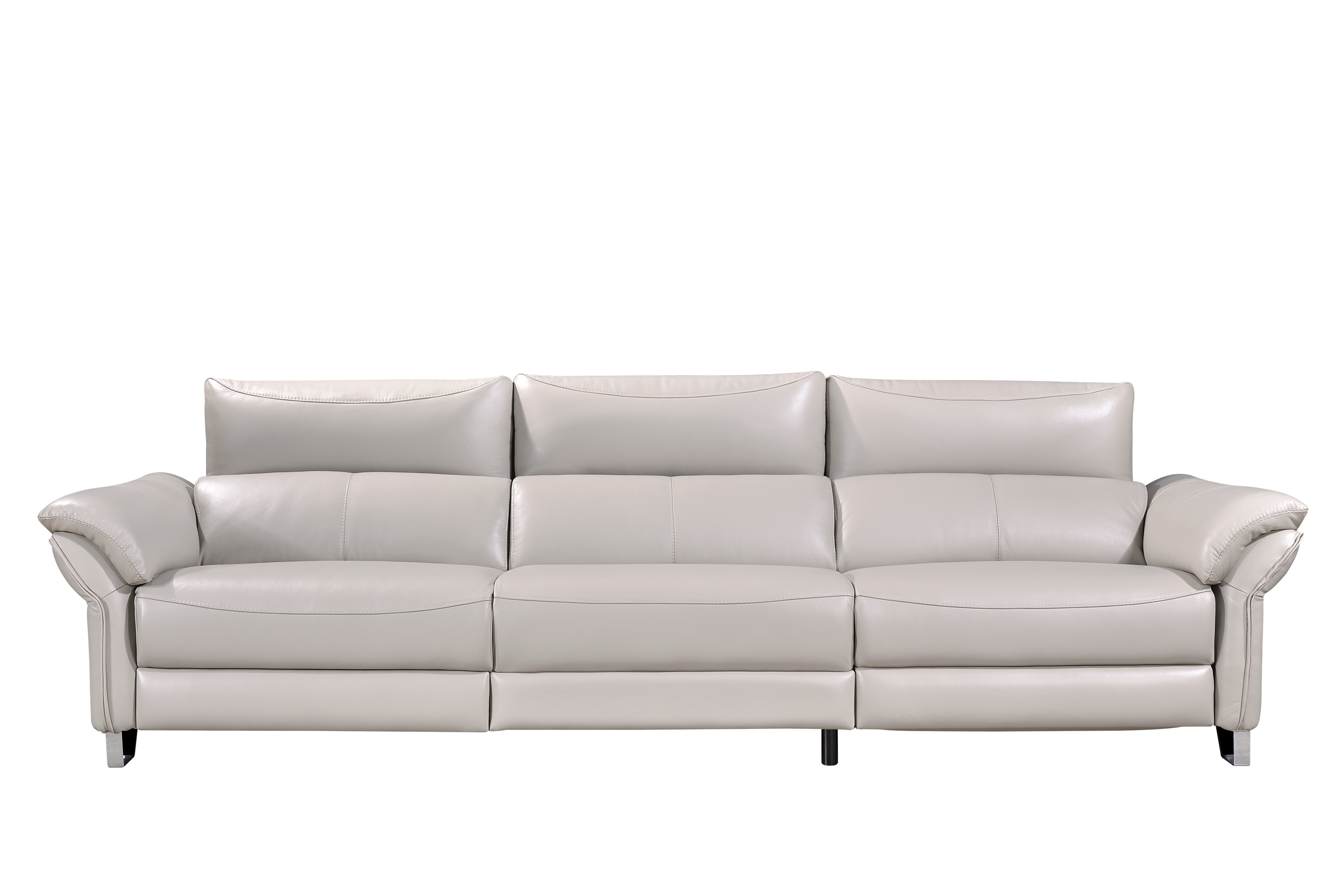 TOMAS 3.5 Seater Incliner Sofa in Leather by Castilla