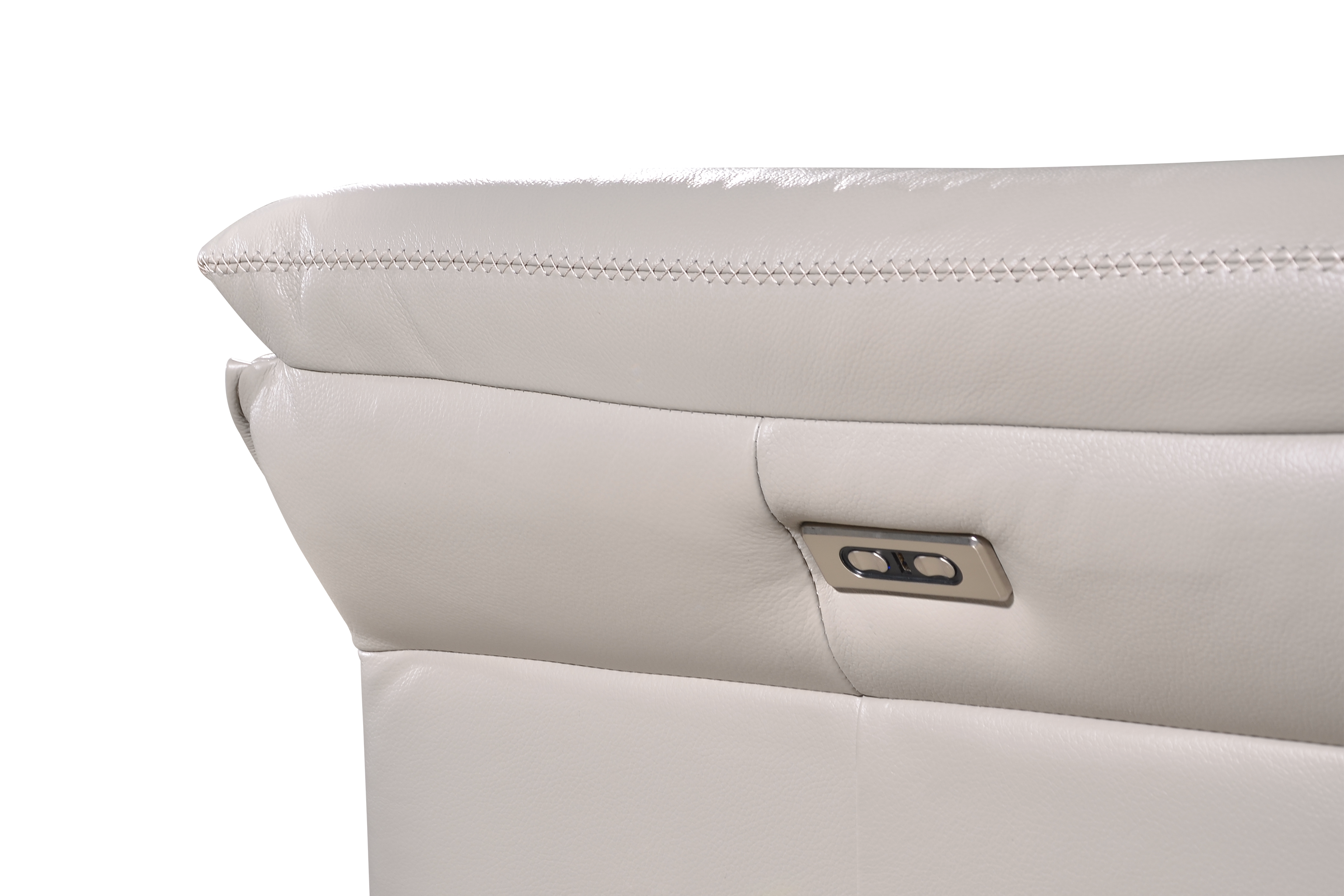TOMAS 3.5 Seater Incliner Sofa in Leather by Castilla