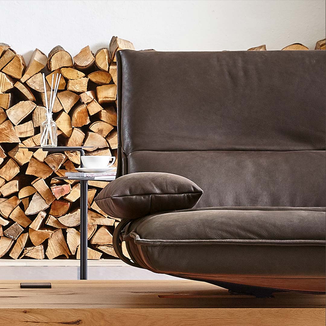 EDIT 2.5 Seater Functional Sofa in Leather by Koinor