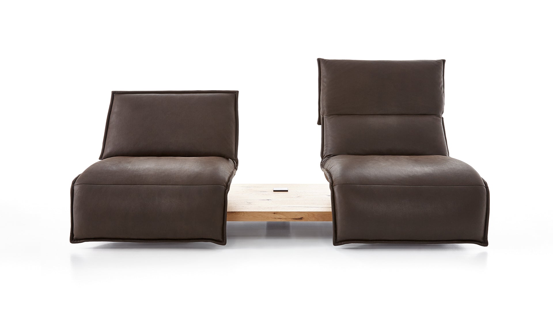 EDIT 2.5 Seater Functional Sofa in Leather by Koinor