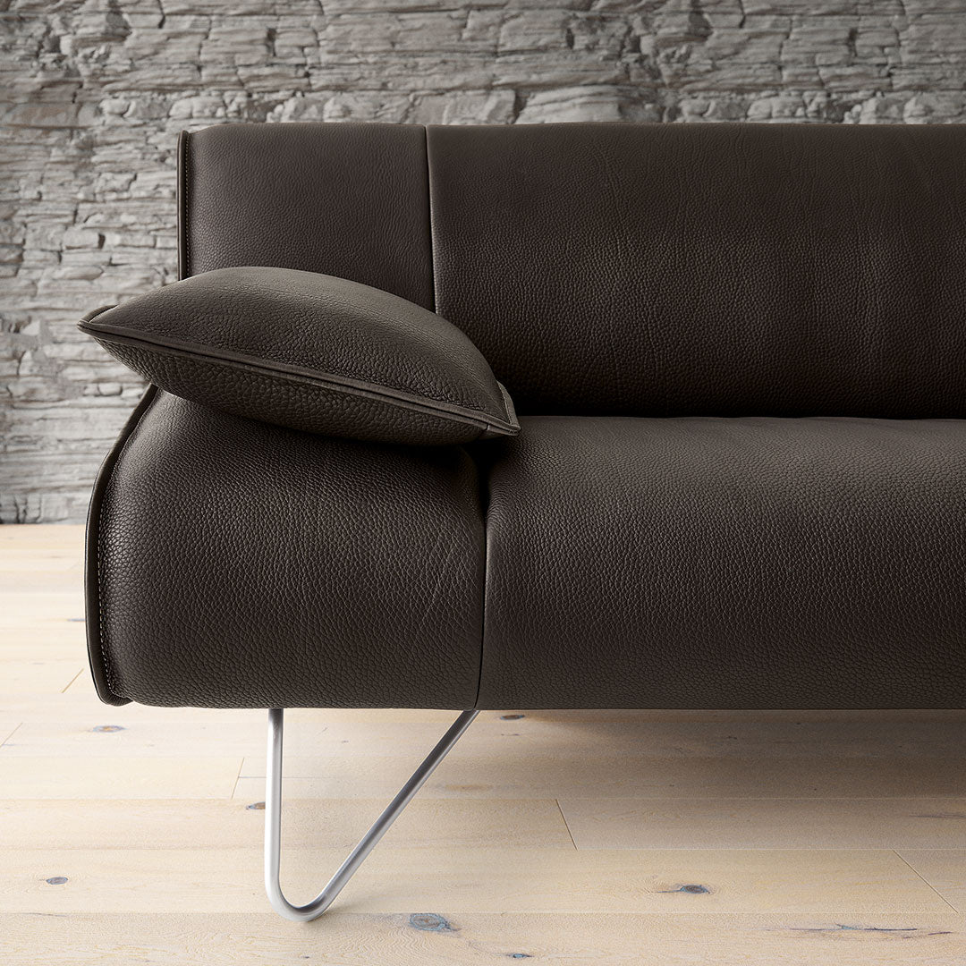 GISMO 2 Seater Sofa in Leather by Koinor