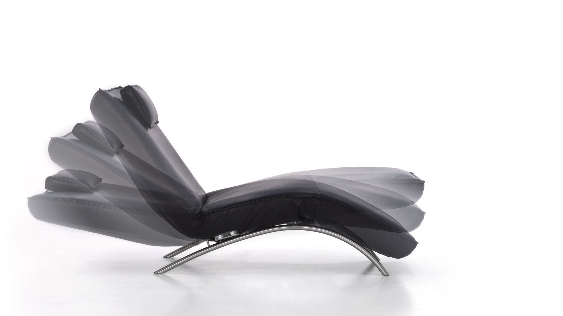 JONAS Electric Chaise Lounge in Leather By Koinor