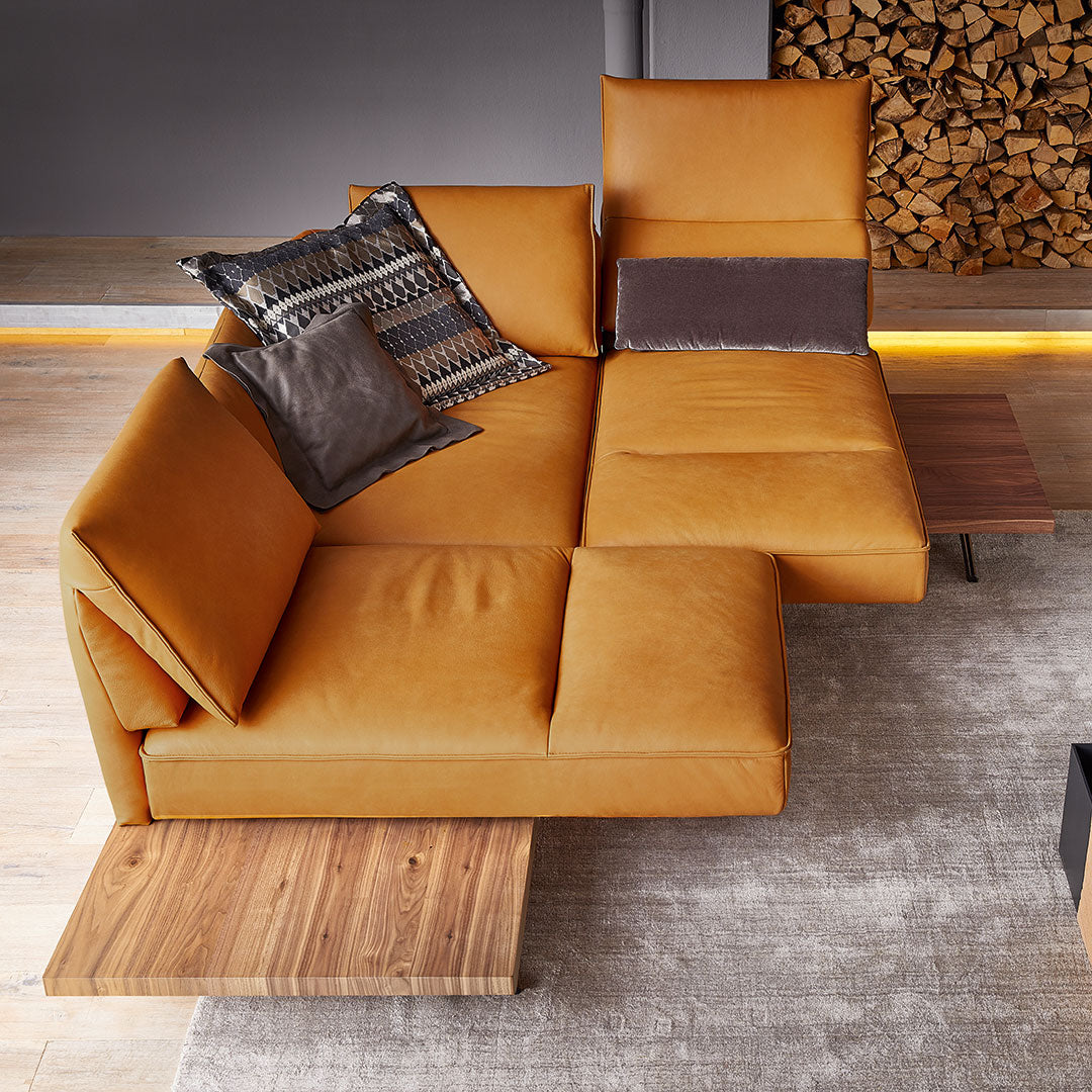 PHOENIX Sectional Sofa in Leather by Koinor