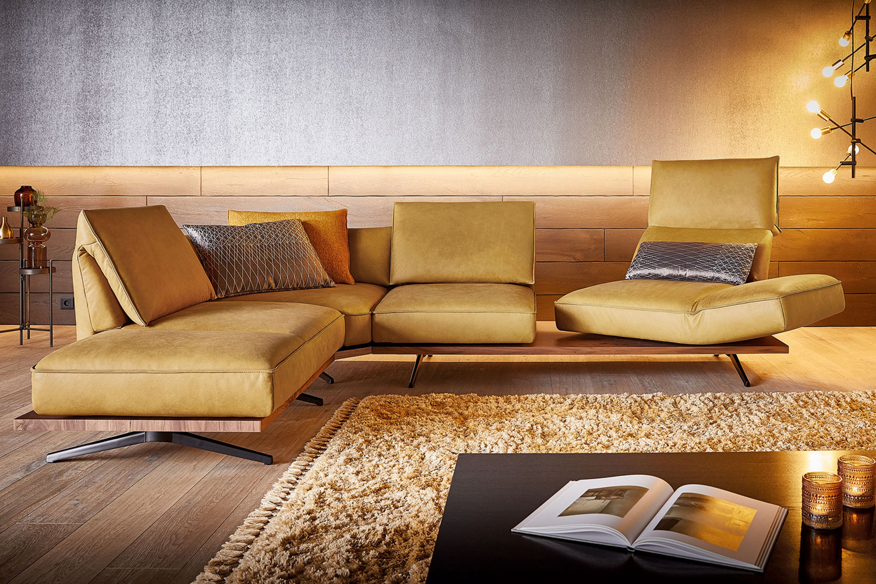 PHOENIX Sectional Sofa in Leather by Koinor