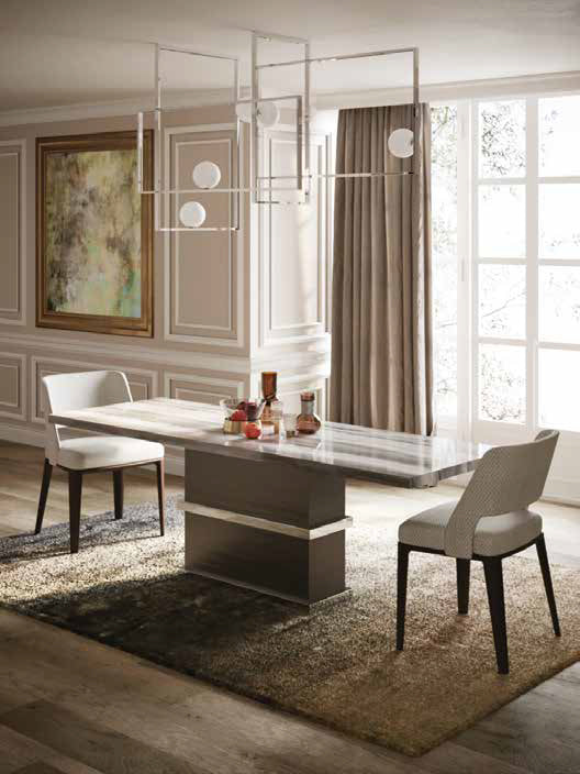 SATURN Marble Dining Table by Stone International