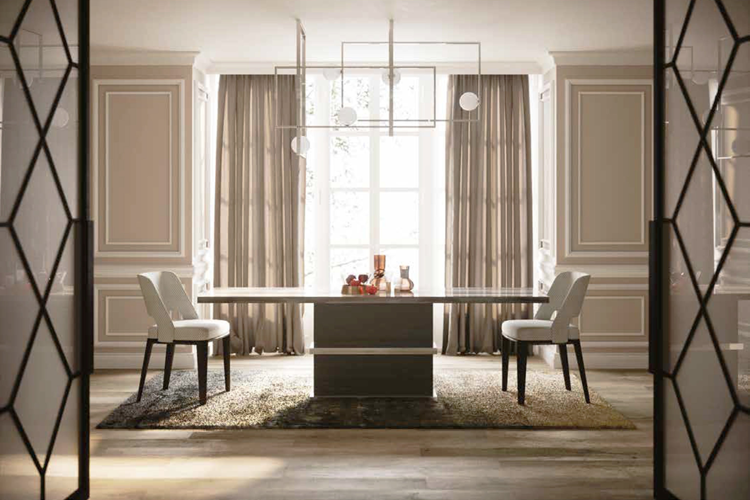 SATURN Marble Dining Table by Stone International