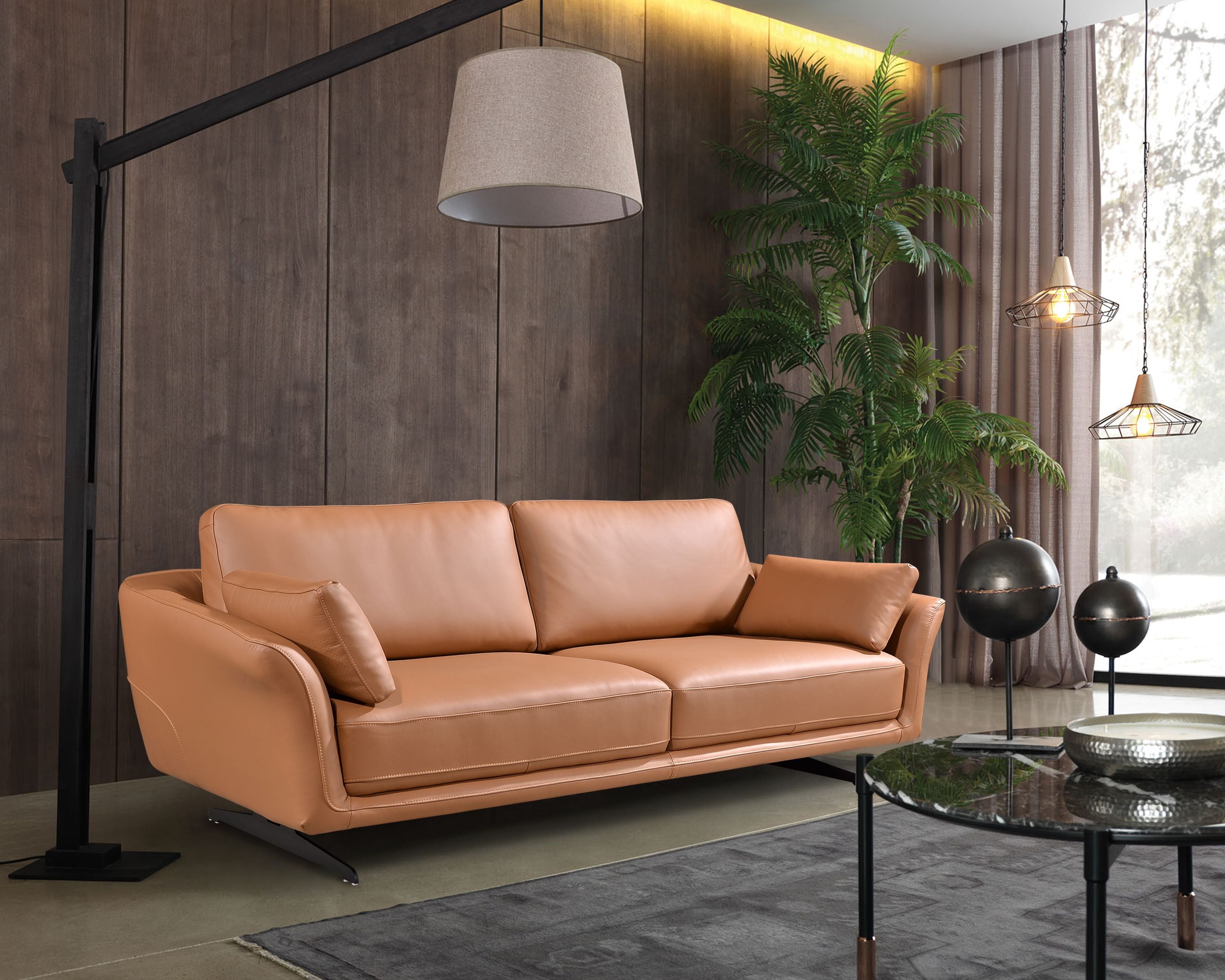 HELIOS 3 Seater Sofa in Leather by Castilla