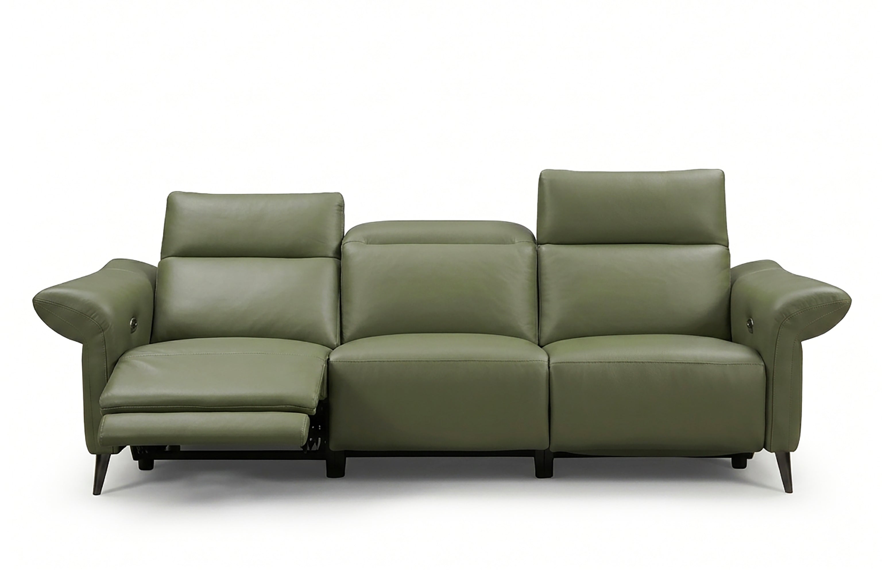 MARIETTE 3.5 Seater Power Incliner Sofa in Leather by Castilla