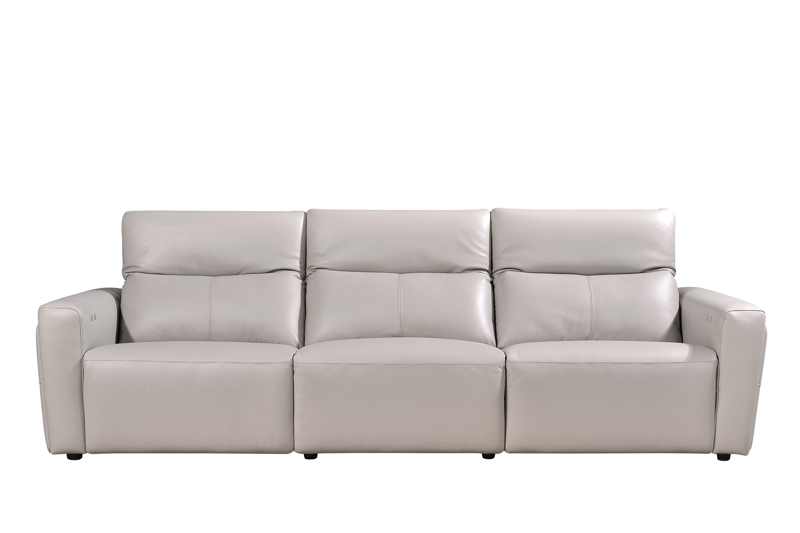 VINCI 3.5 Seater Recliner Sofa in Leather by Castilla
