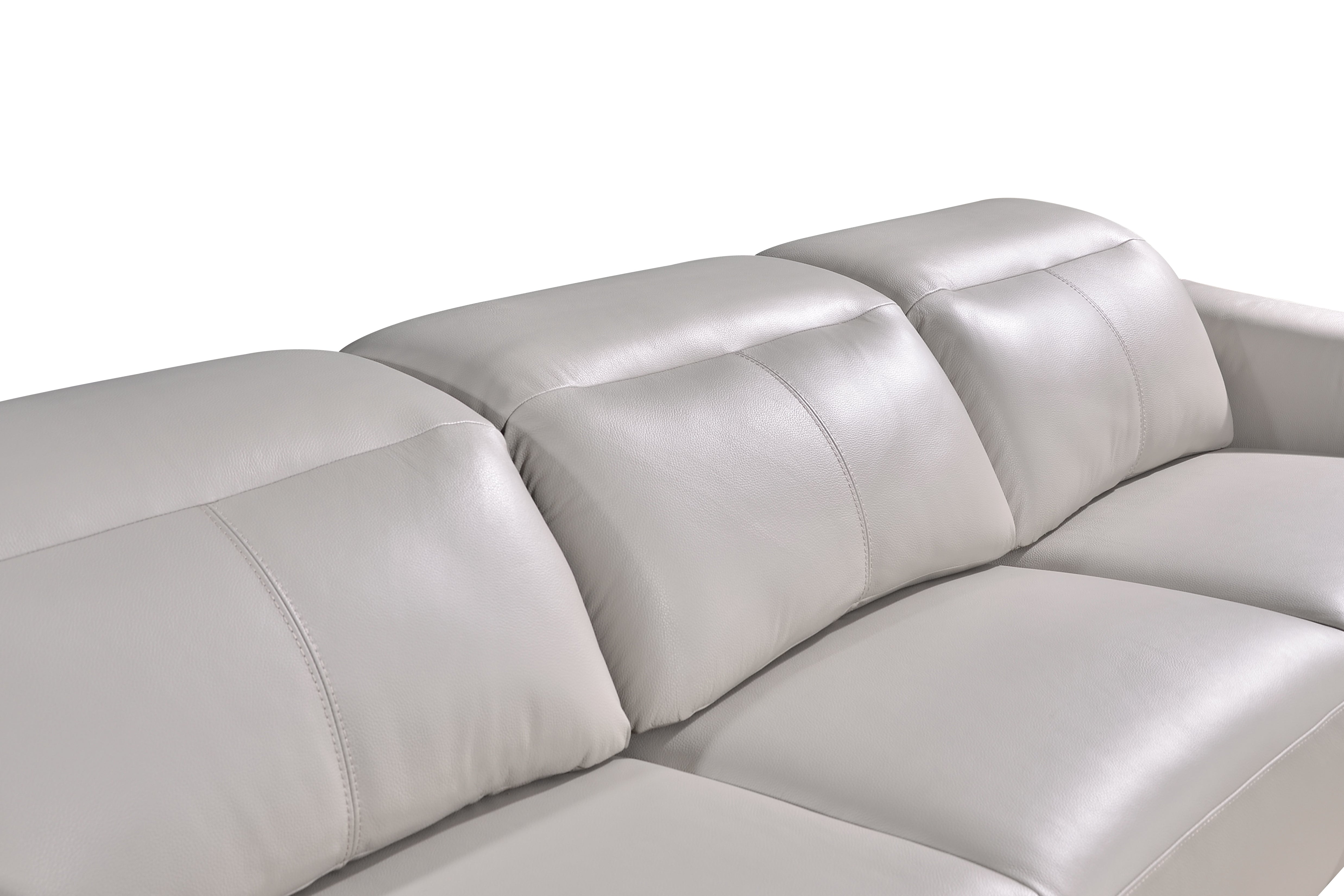 VINCI 3.5 Seater Recliner Sofa in Leather by Castilla