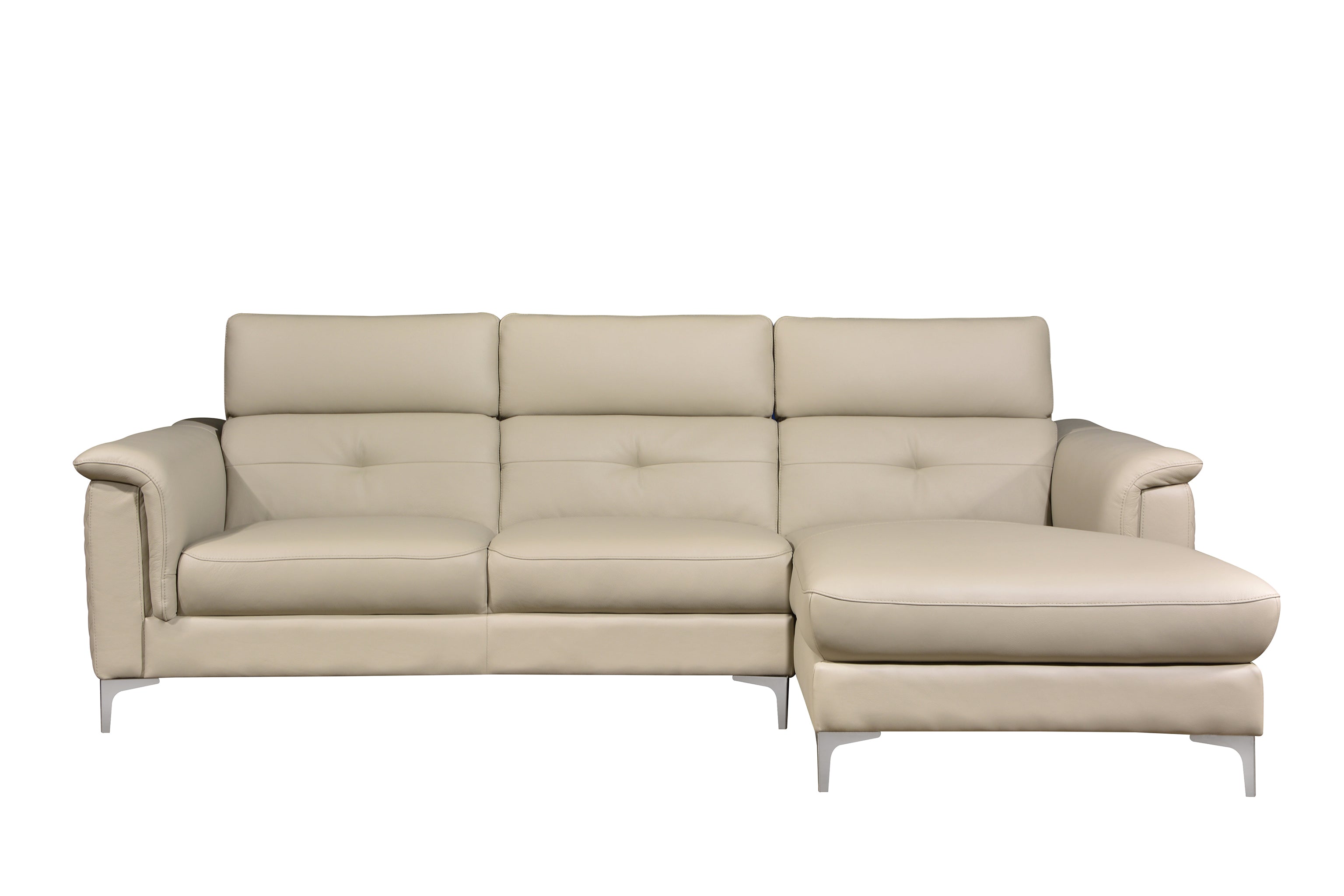 ARLES L-Shaped Sofa in Leather by Castilla