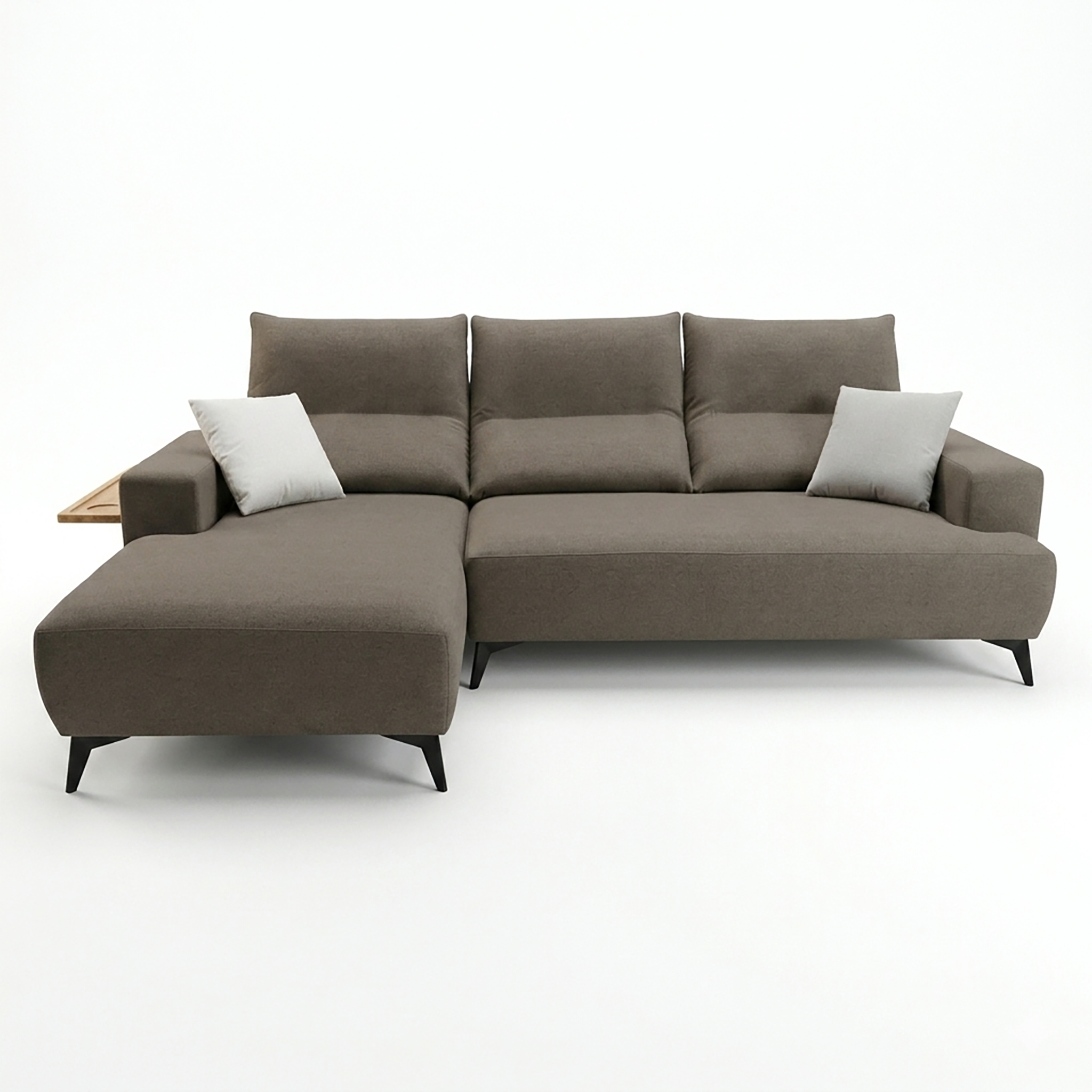BURNLEY L-Shaped Sofa W/ Push-Back in Fabric by Castilla