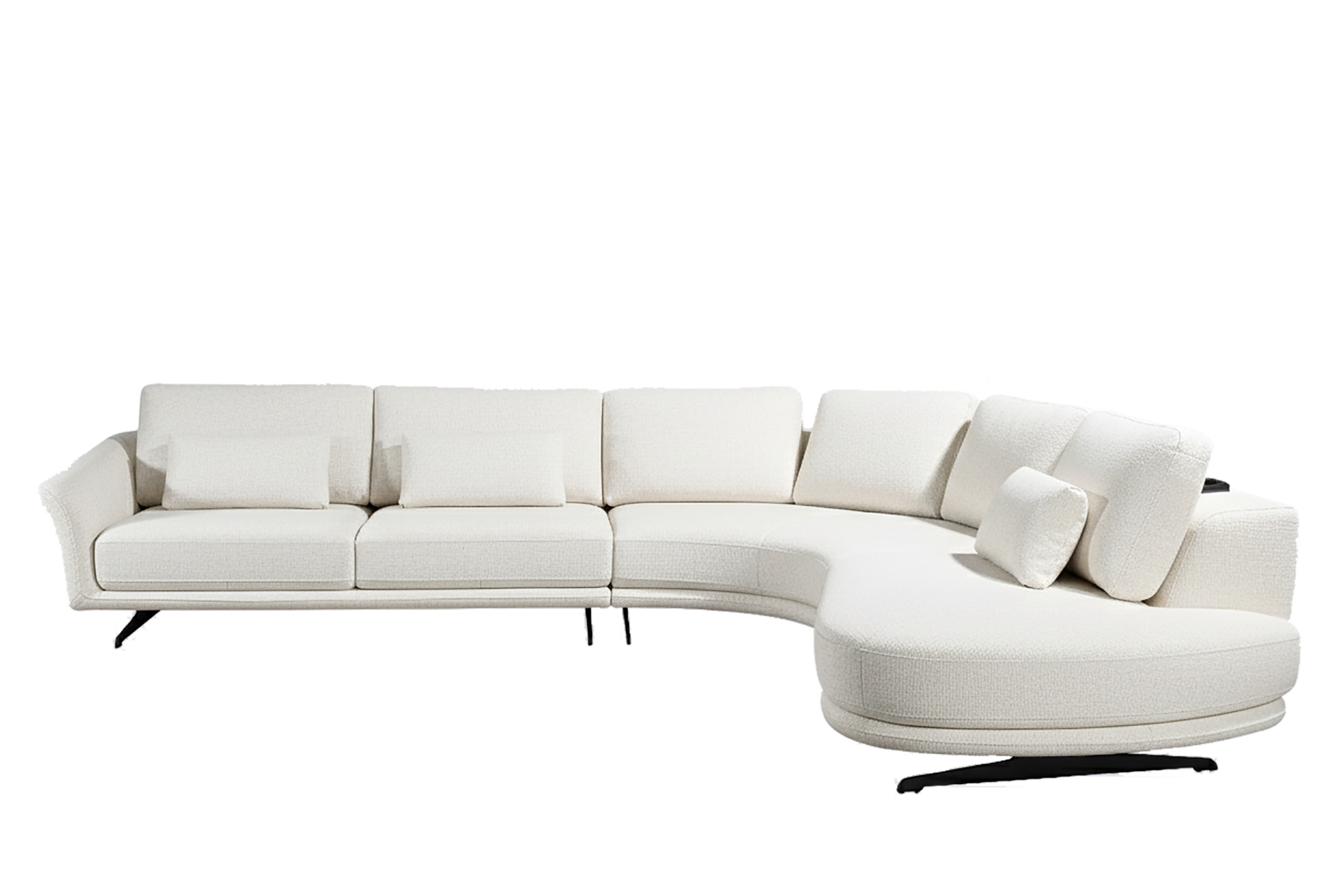 HELIOS Sectional Sofa in Leather by Castilla