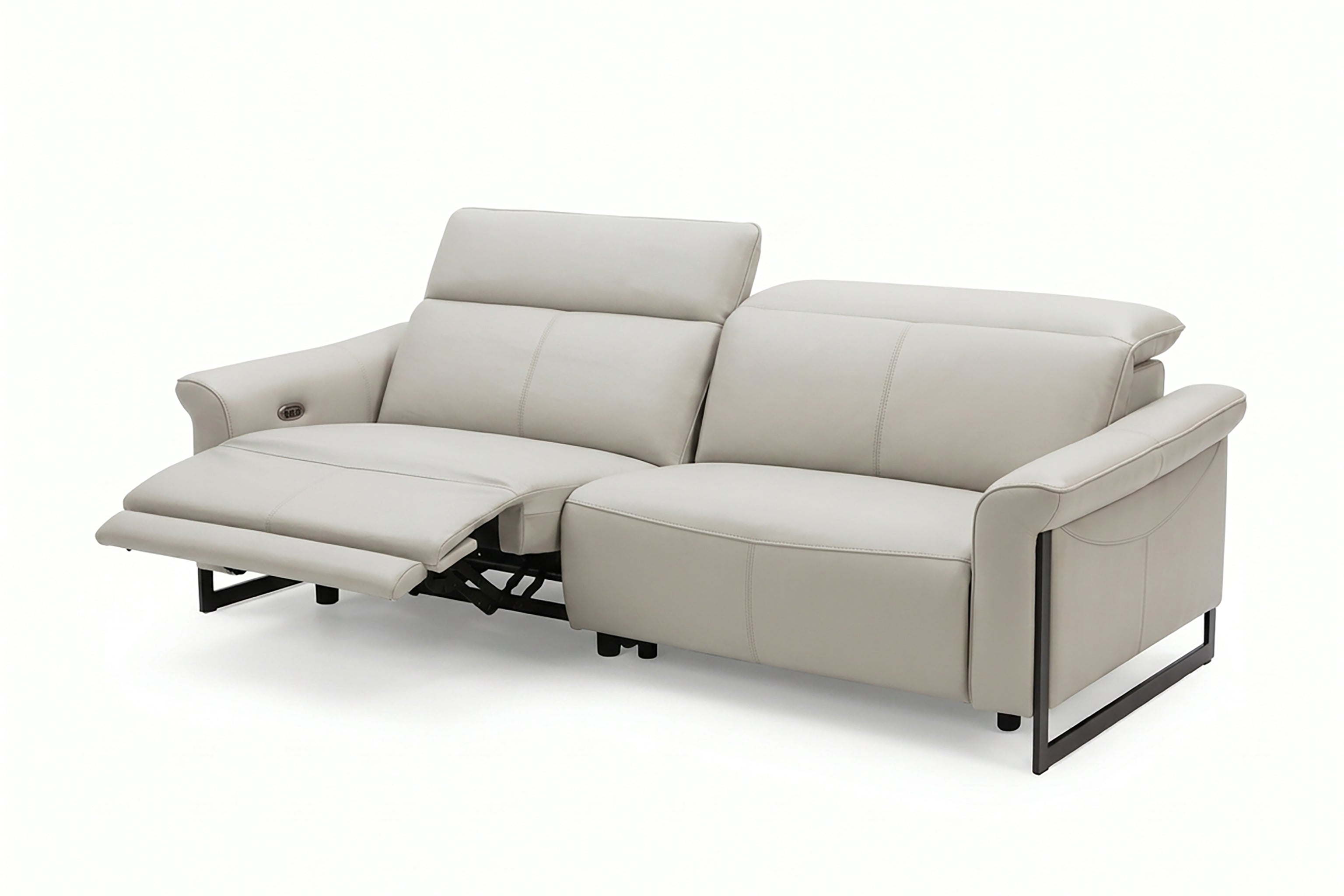 KINGSLEY 2.5 Seater Power Incliner Sofa in Leather by Castilla