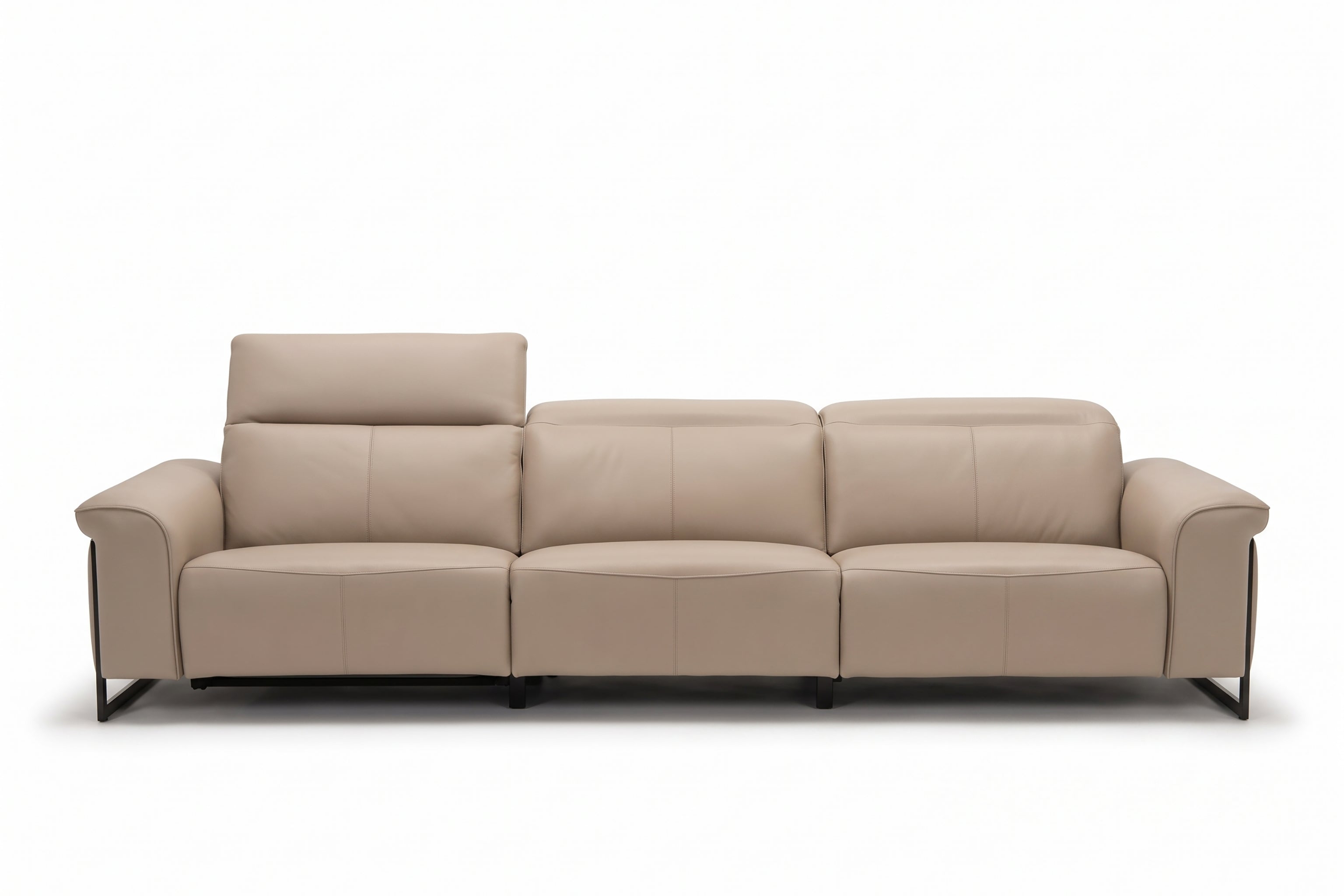 KINGSLEY 3.5 Seater Power Incliner Sofa in Leather by Castilla