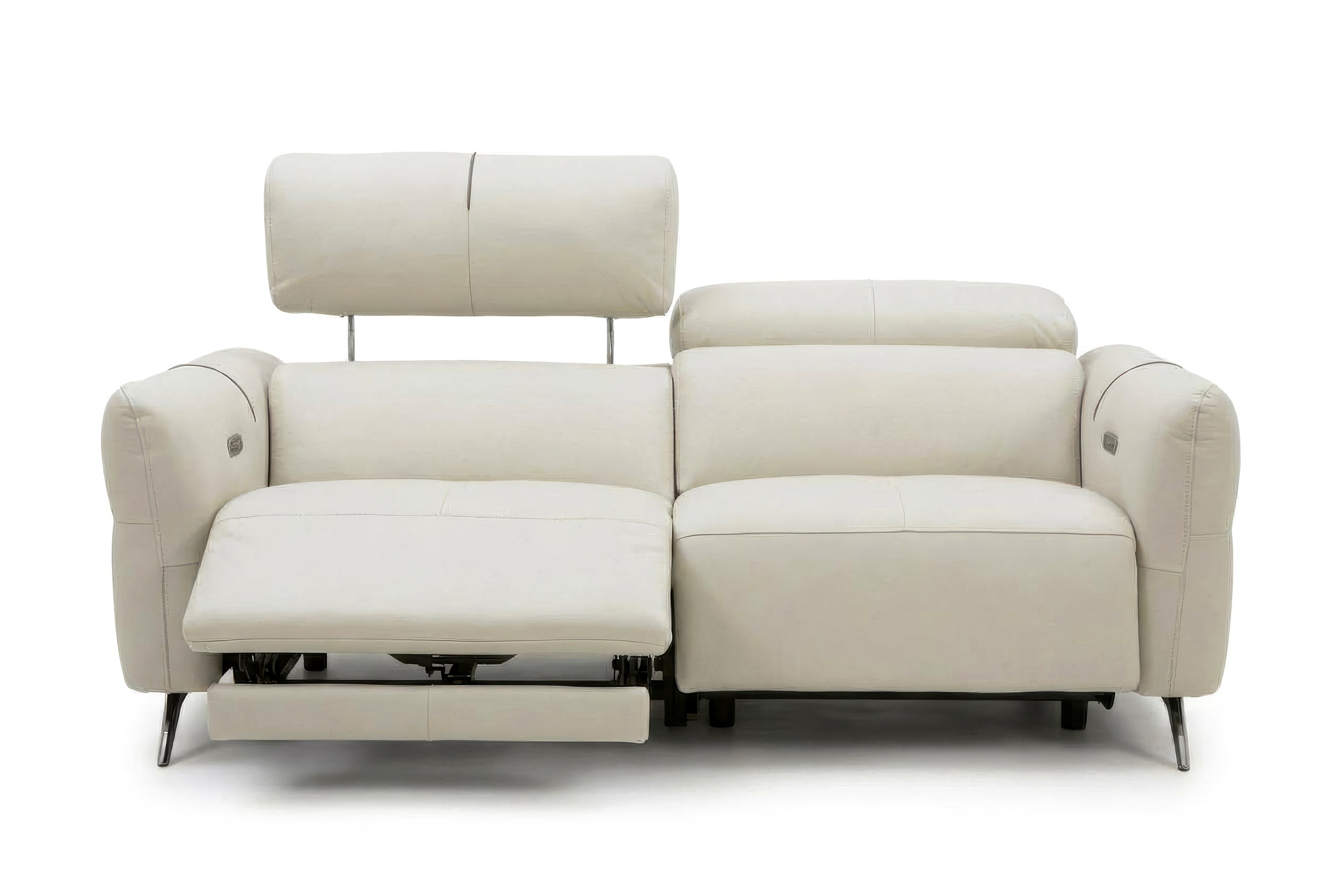LESLEY 2.5 Seater Power Incliner Sofa in Leather by Castilla