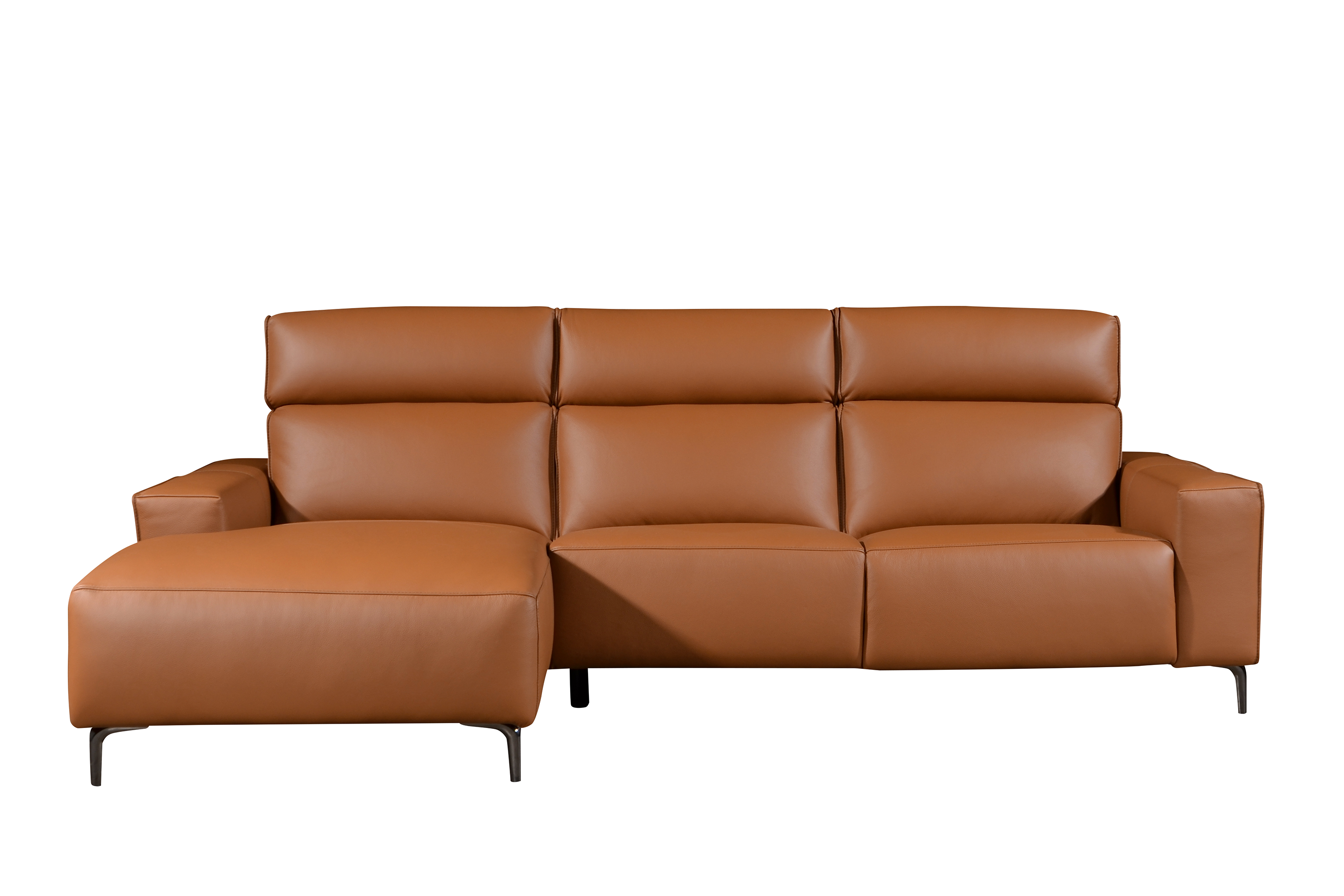 LORENO L-Shaped Sofa in Leather by Castilla