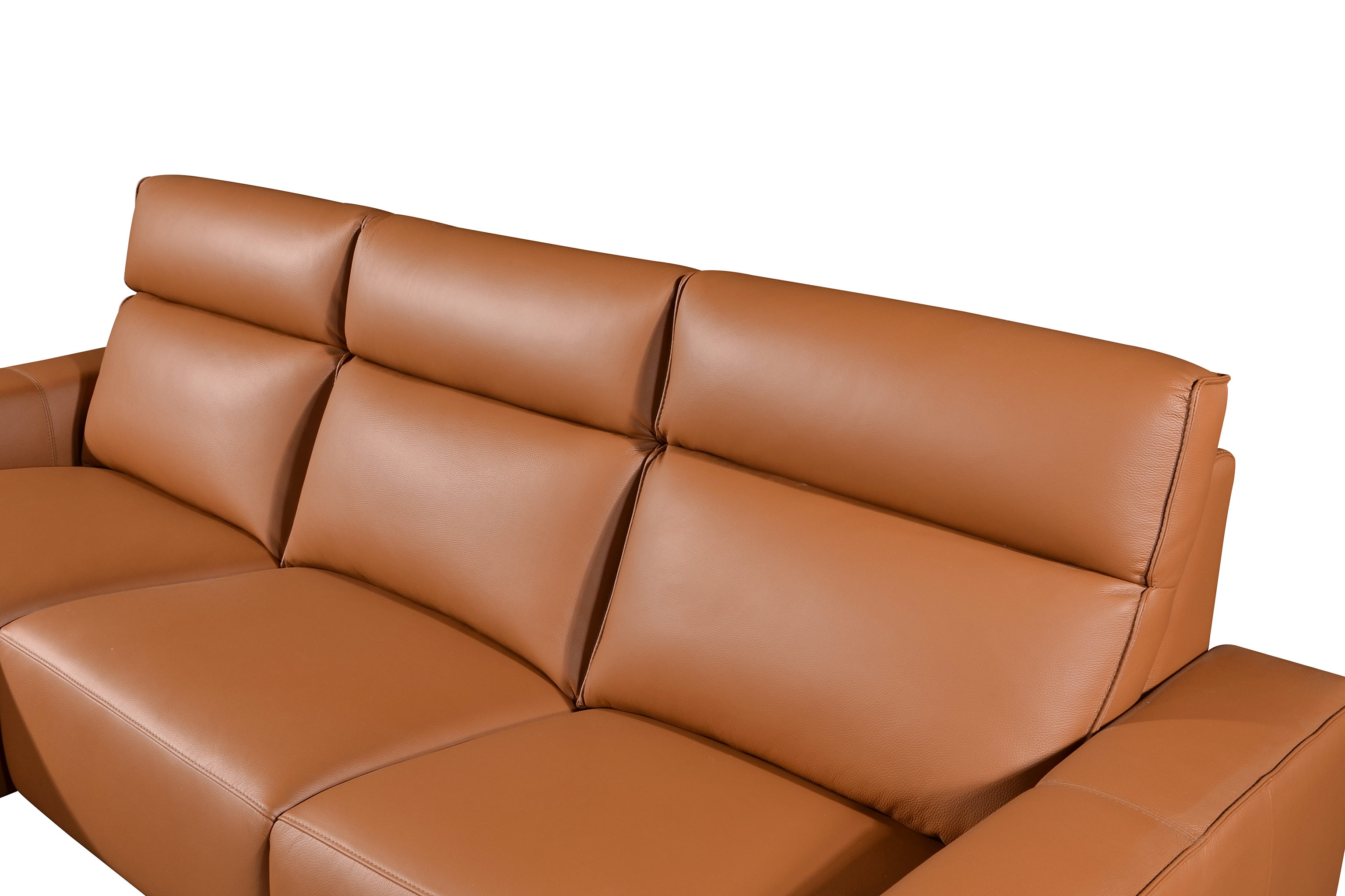 LORENO L-Shaped Sofa in Leather by Castilla
