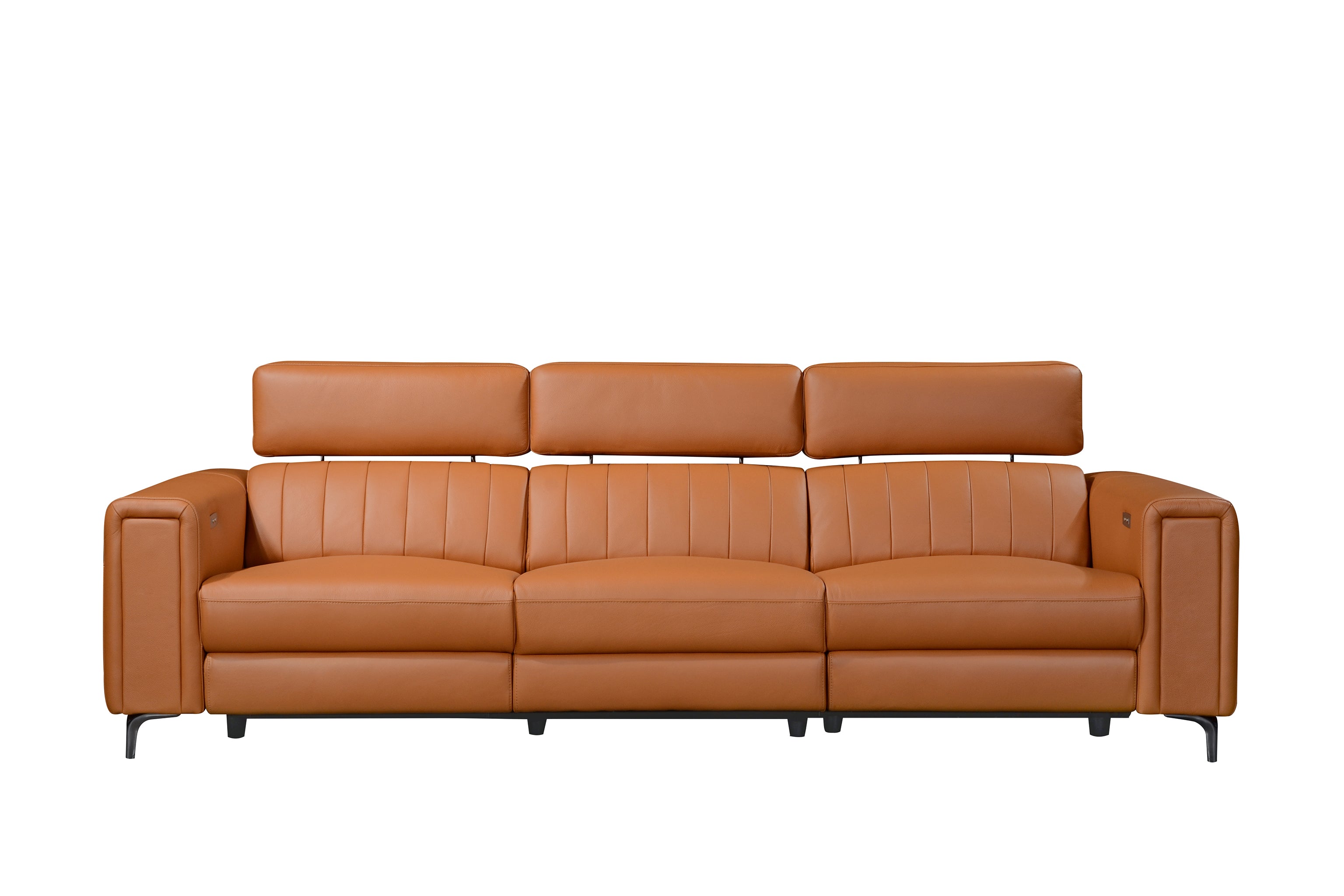 NOAH 3.5 Seater Incliner Sofa in Leather by Castilla