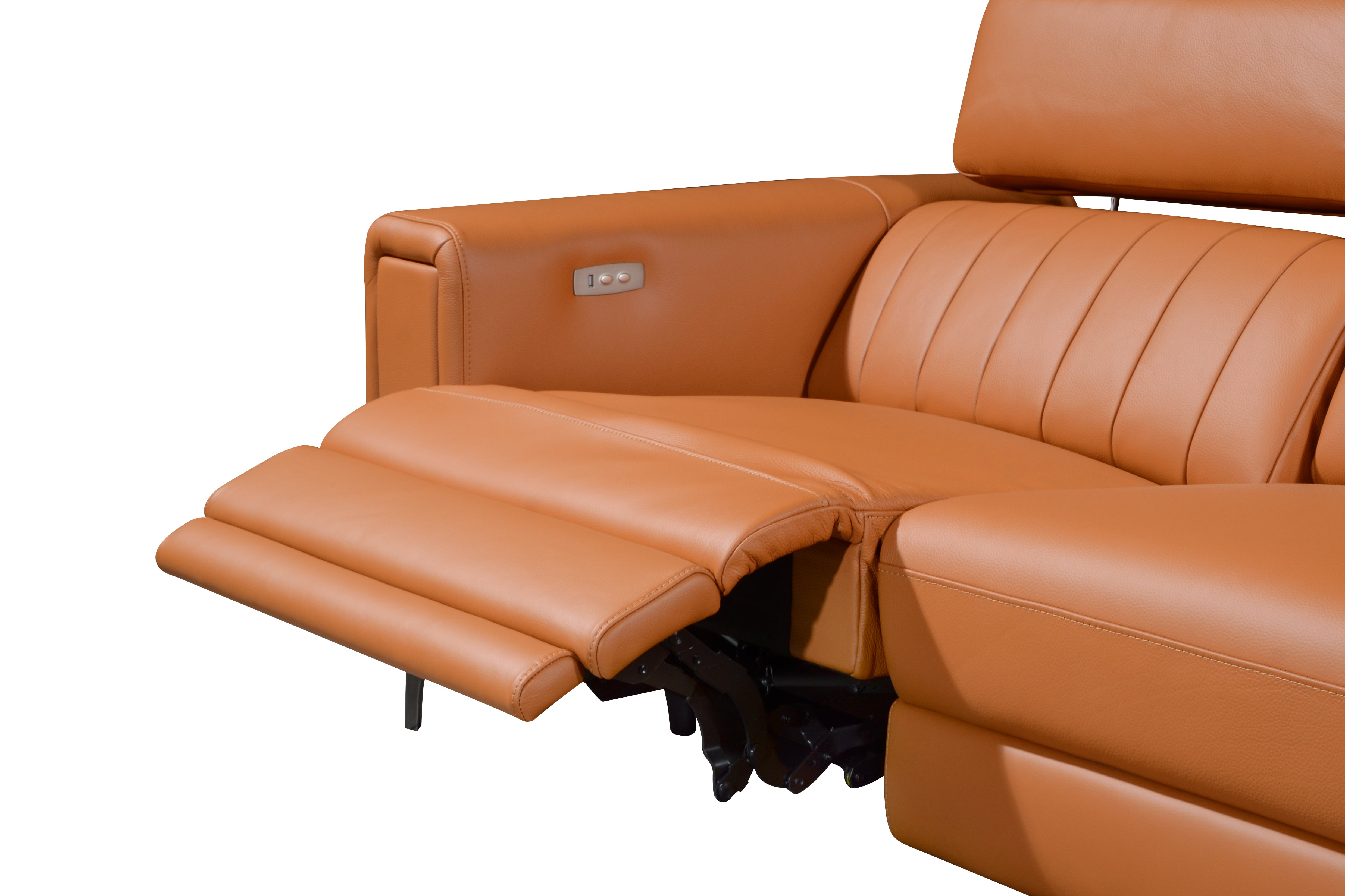 NOAH 2.5 Seater Incliner Sofa in Leather by Castilla